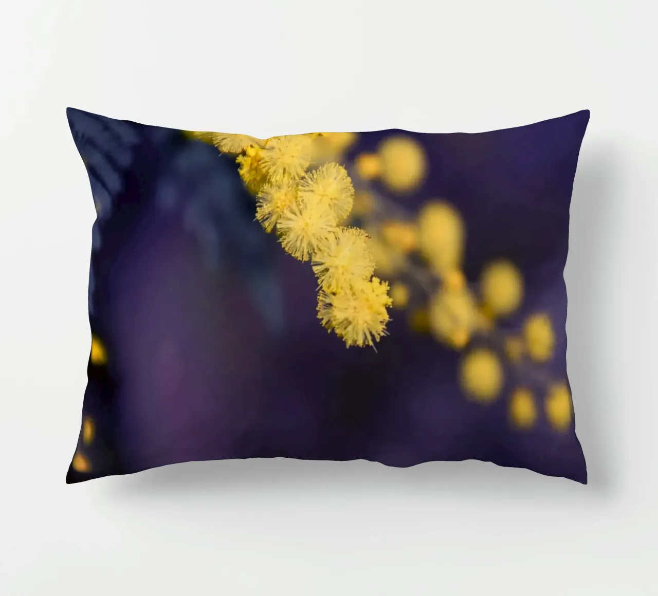 Fiore di mimosa di notte cuscino da Teresa André