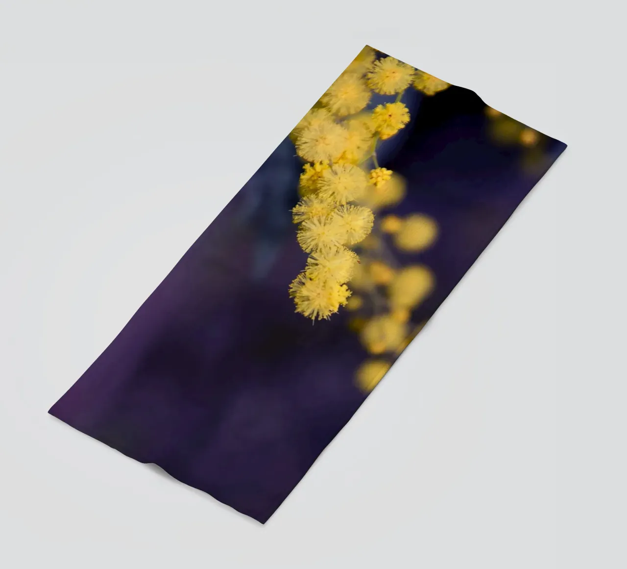 Fiore di mimosa di notte telo mare da Teresa André