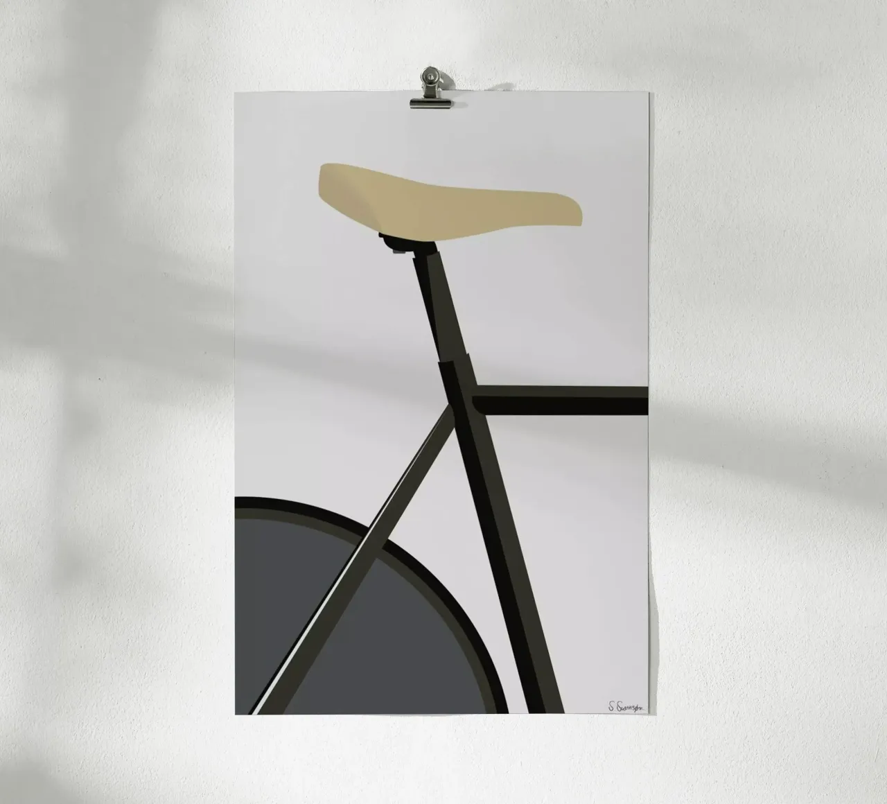 Banecykling poster da Swen Swensøn
