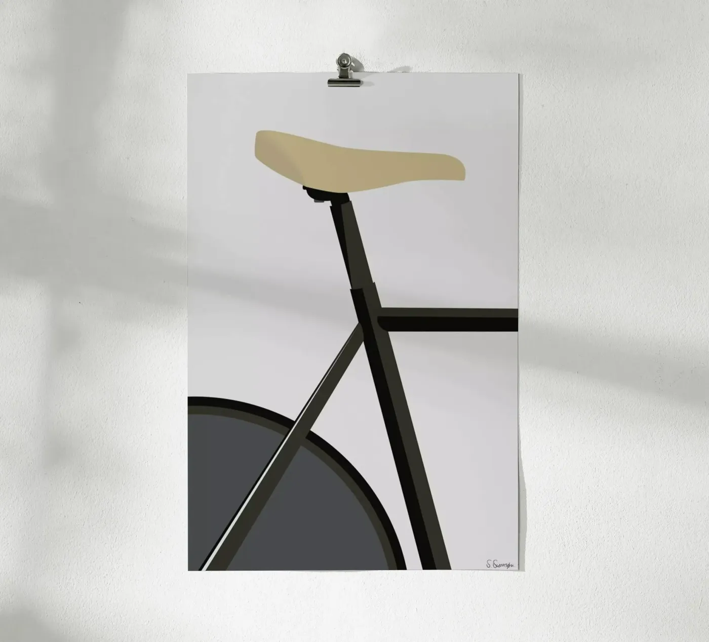 Banecykling poster da Swen Swensøn