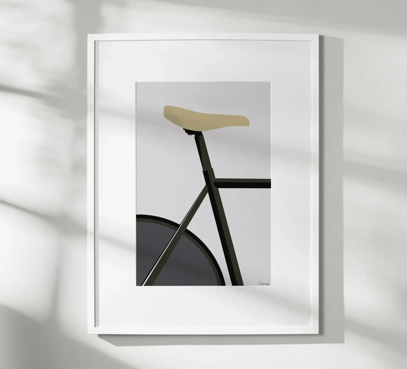 Banecykling poster da Swen Swensøn