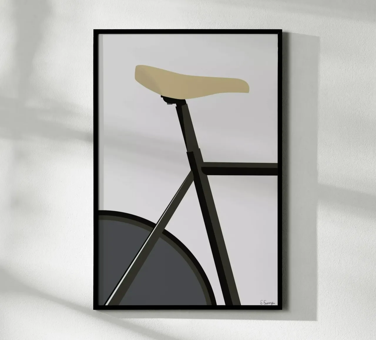 Banecykling poster da Swen Swensøn