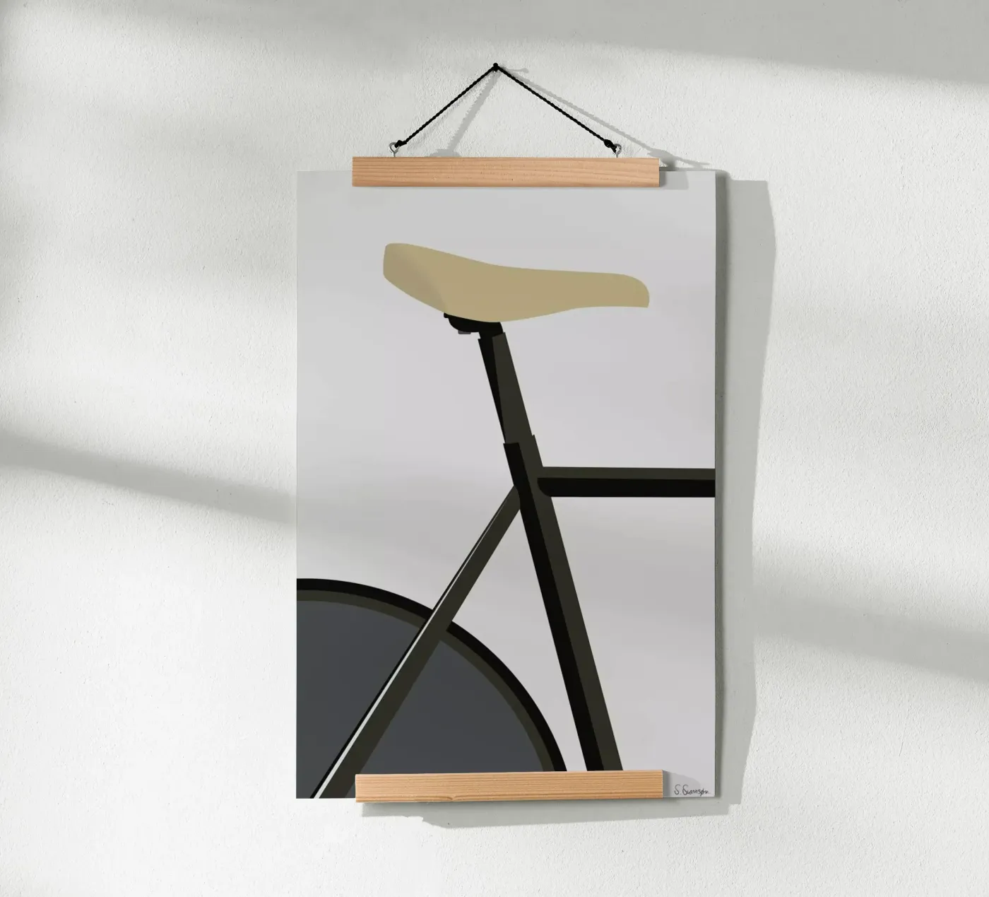 Banecykling poster da Swen Swensøn