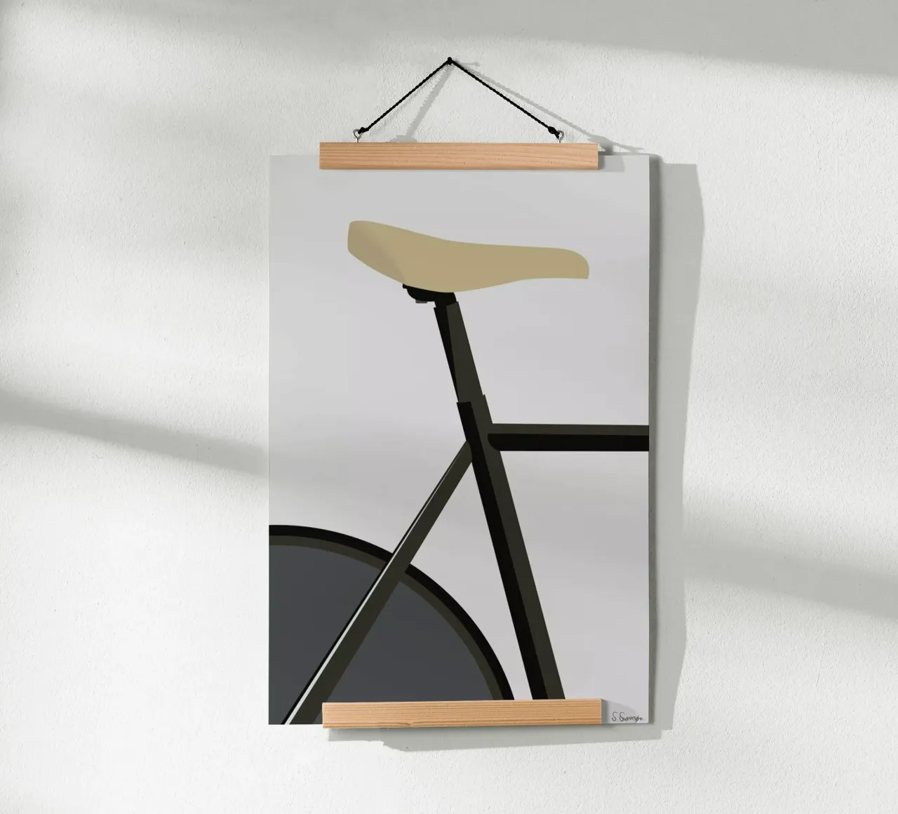 Banecykling poster da Swen Swensøn