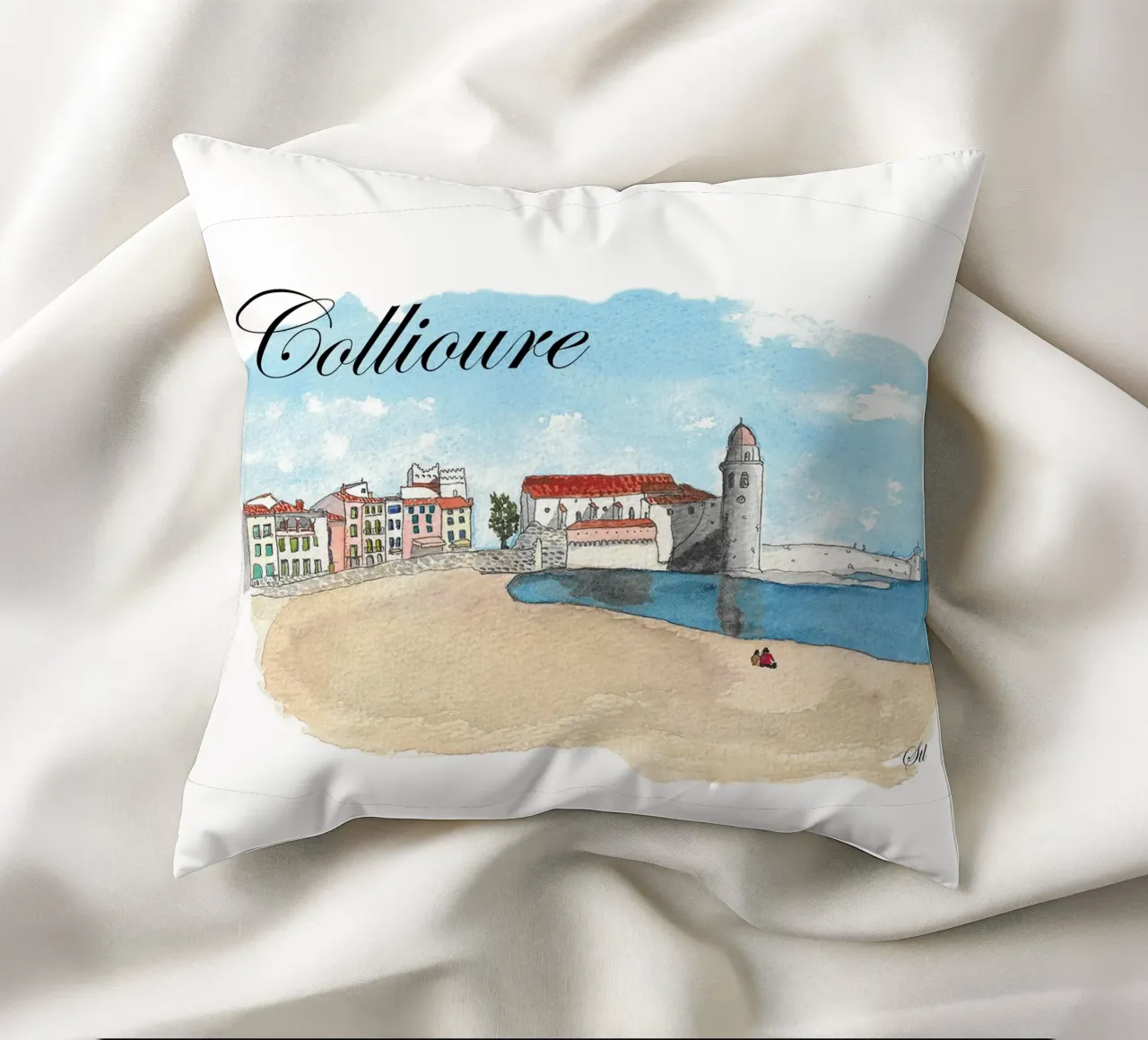 Pays Catalan Collioure cuscino da estelle