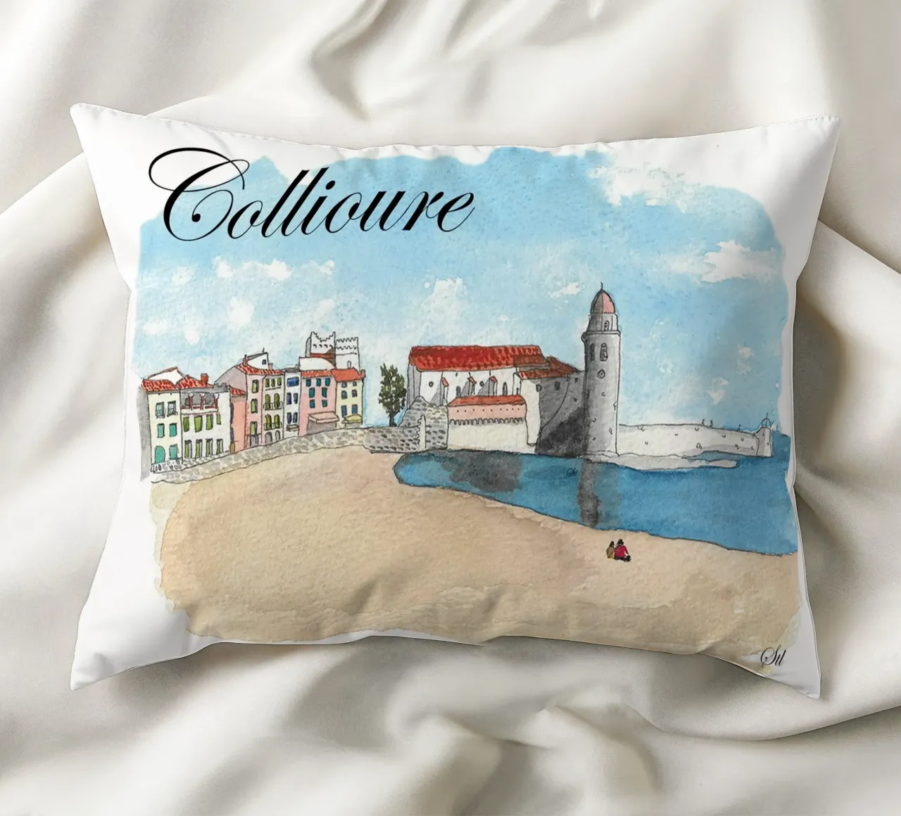 Pays Catalan Collioure cuscino da estelle