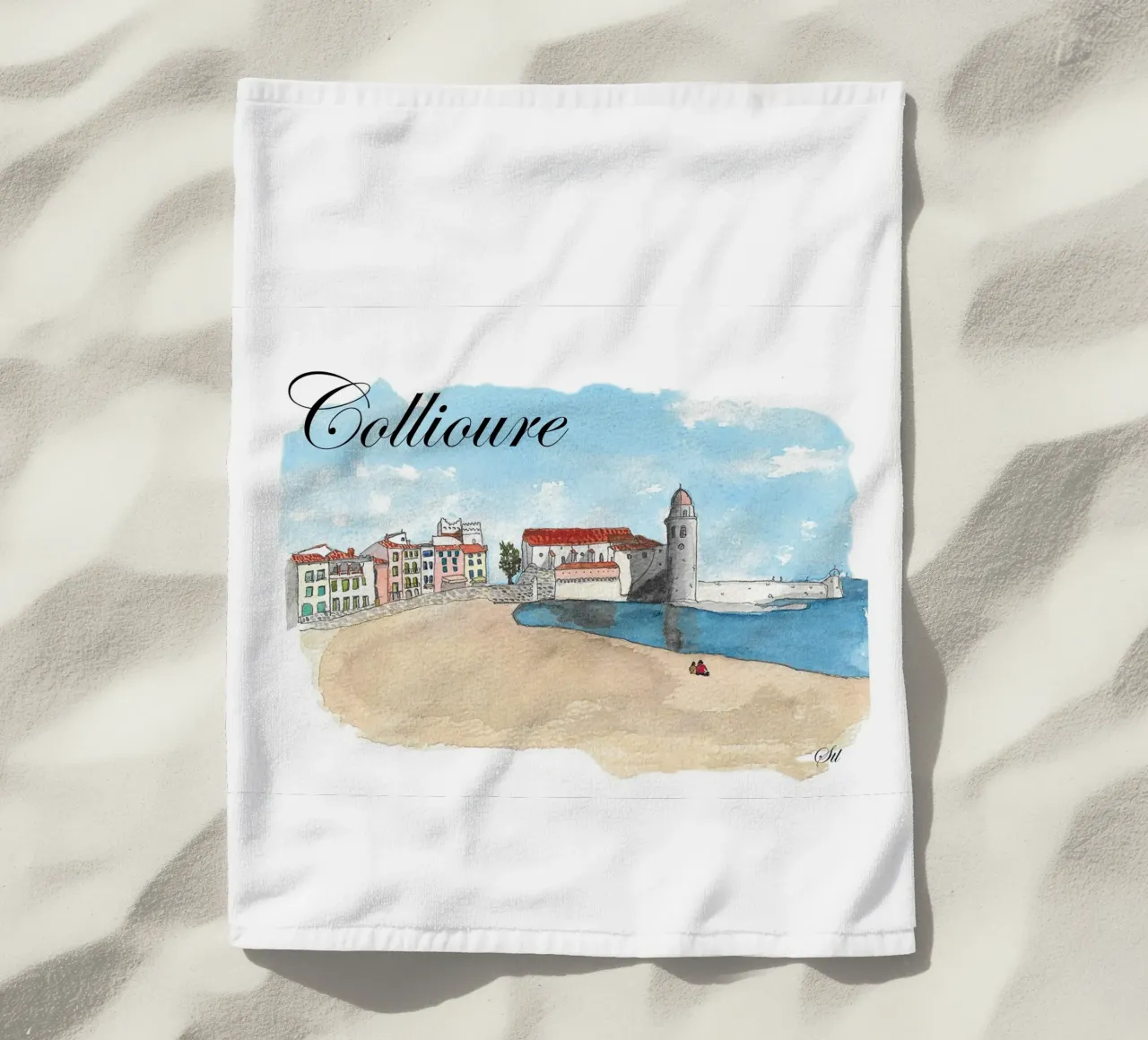 Pays Catalan Collioure telo mare da estelle