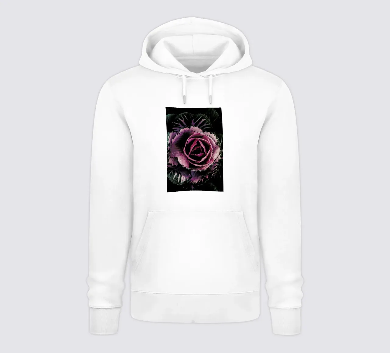 Pink Rosette felpa con cappuccio da Ingrid Beddoes