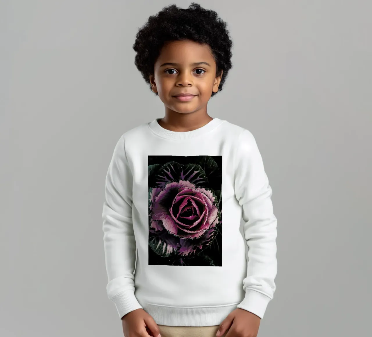 Pink Rosette felpa bambino da Ingrid Beddoes