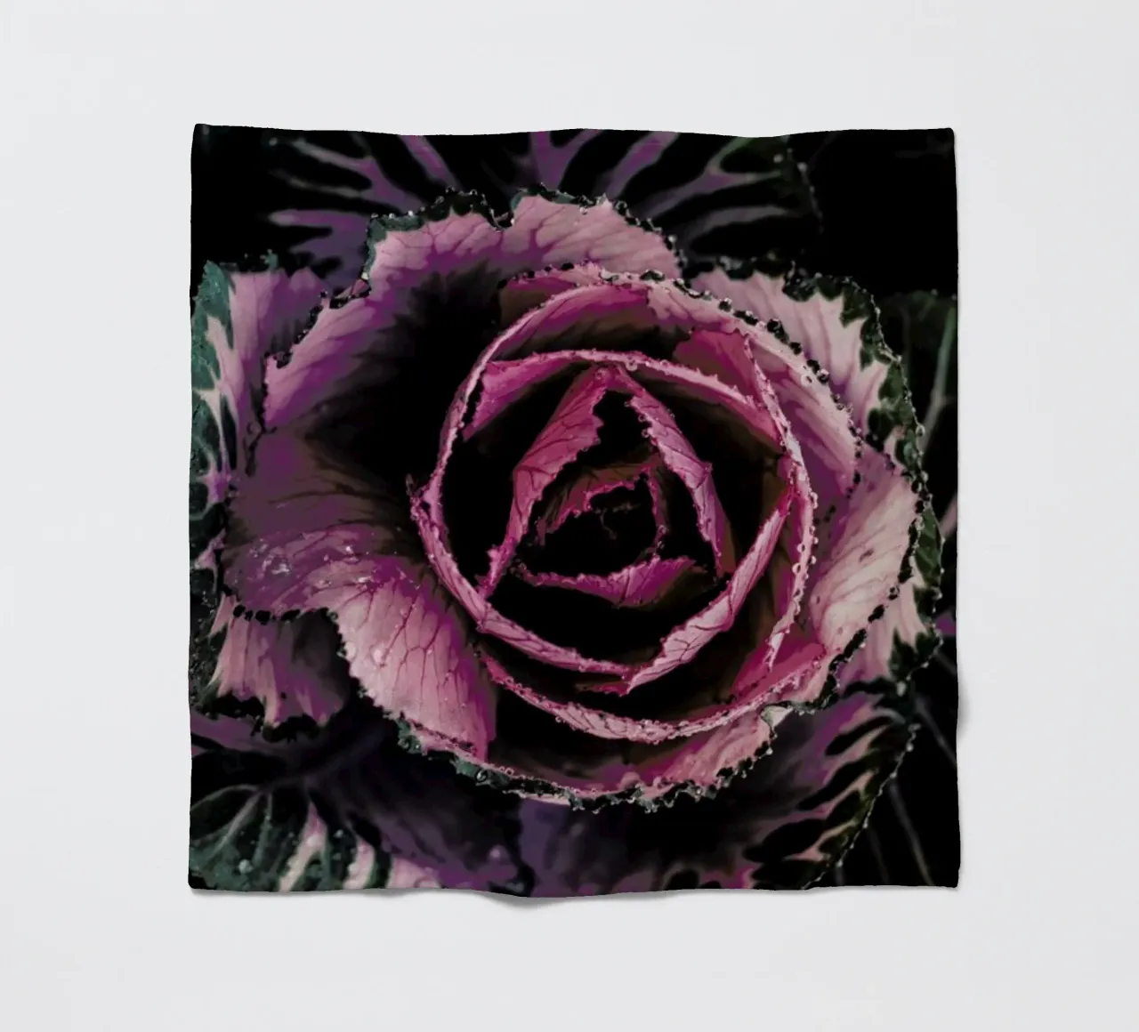 Pink Rosette coperta in pile da Ingrid Beddoes