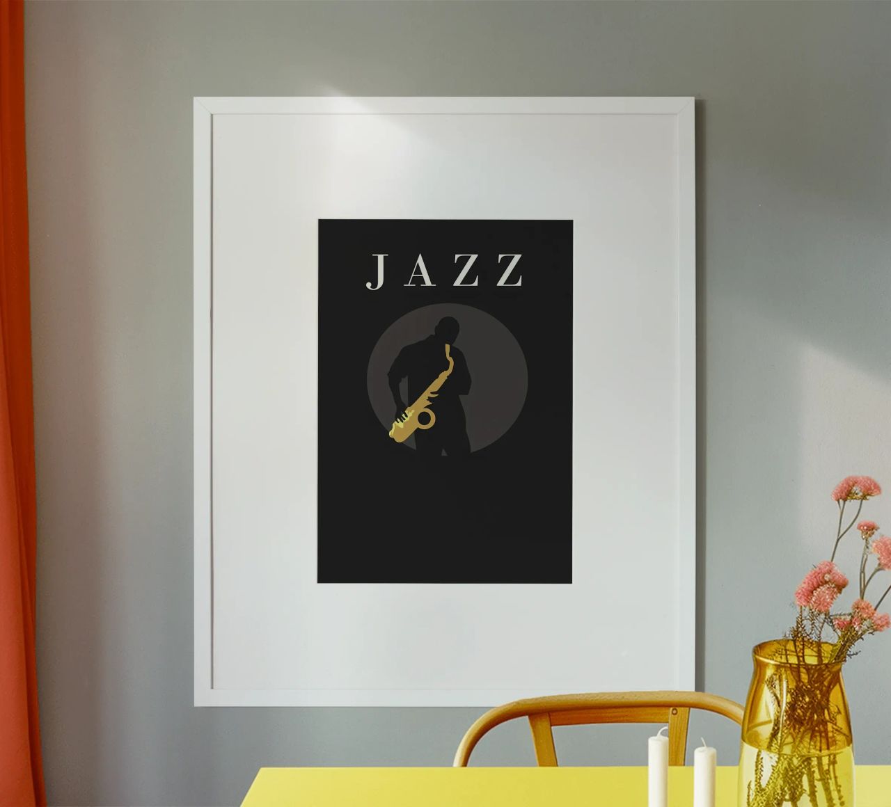 saxophon2 Poster von Book