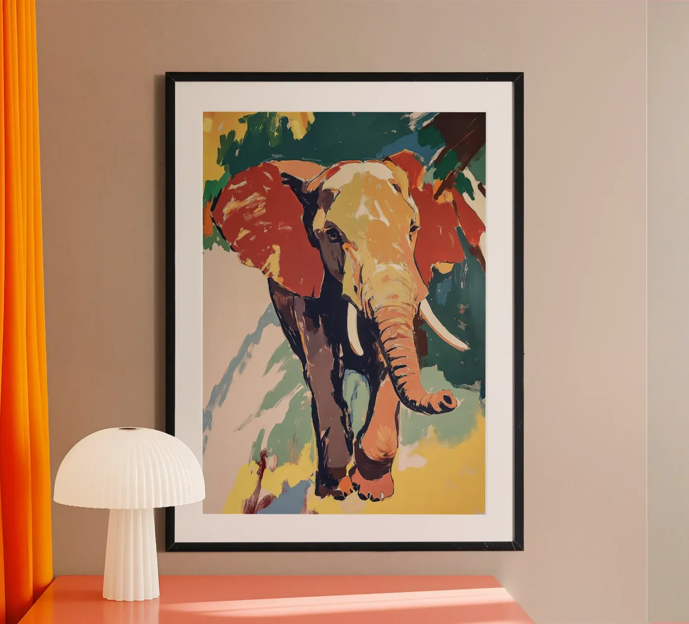 Elefante poster da Nikis Art Studio