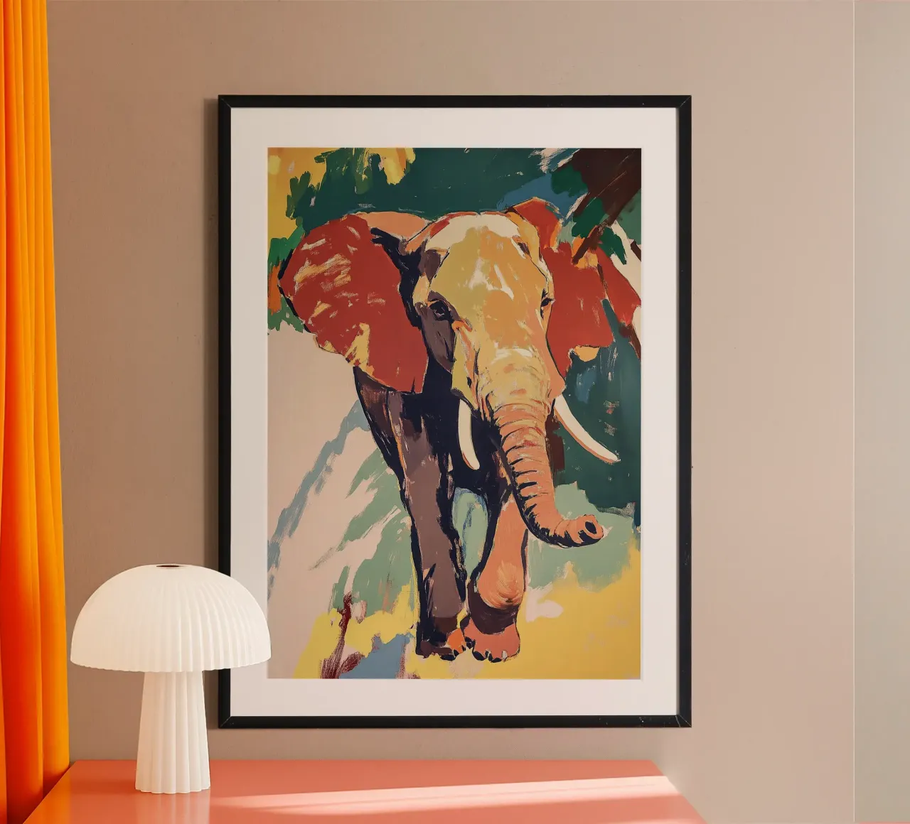 Elefante poster da Nikis Art Studio