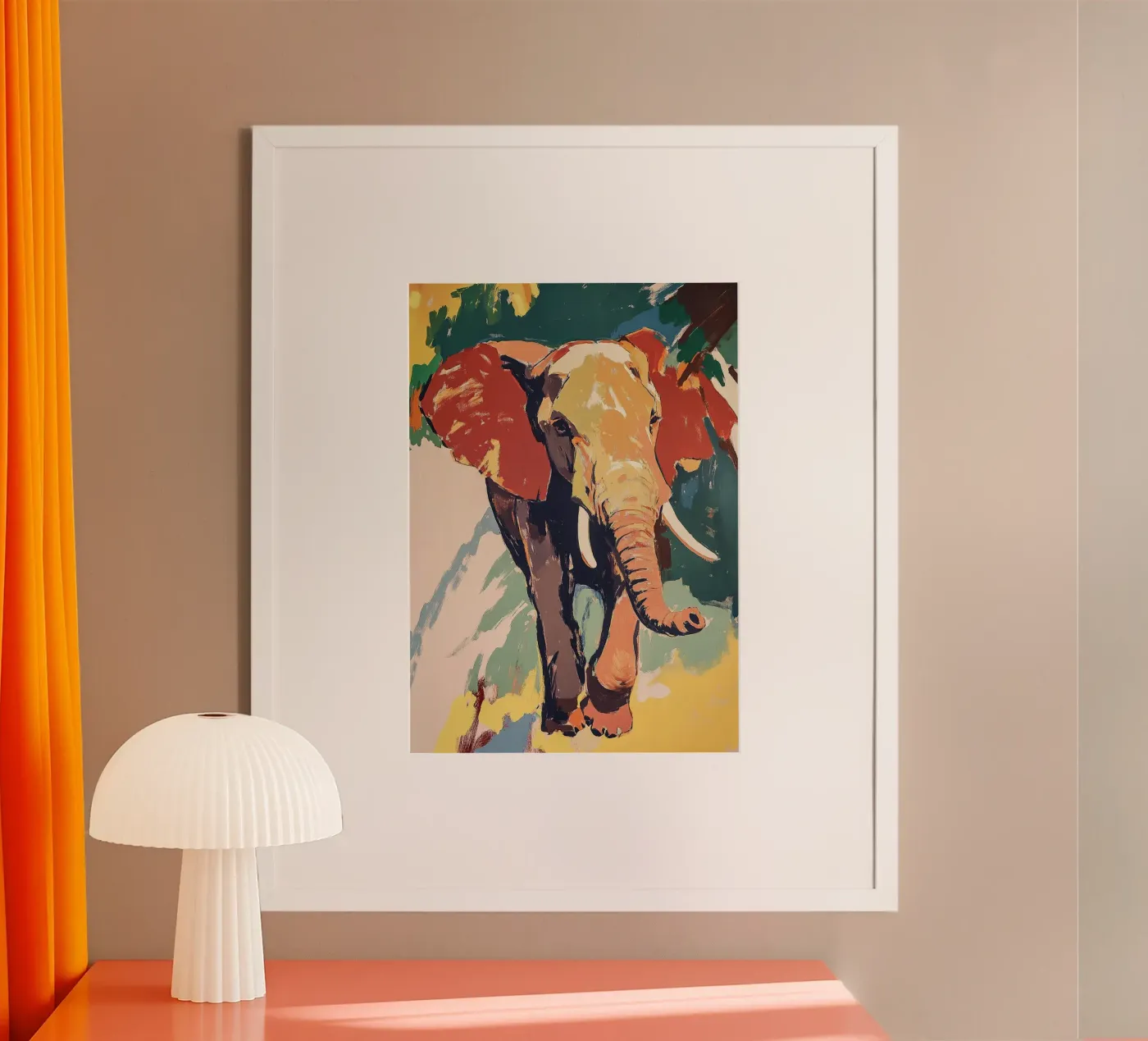 Elefante poster da Nikis Art Studio