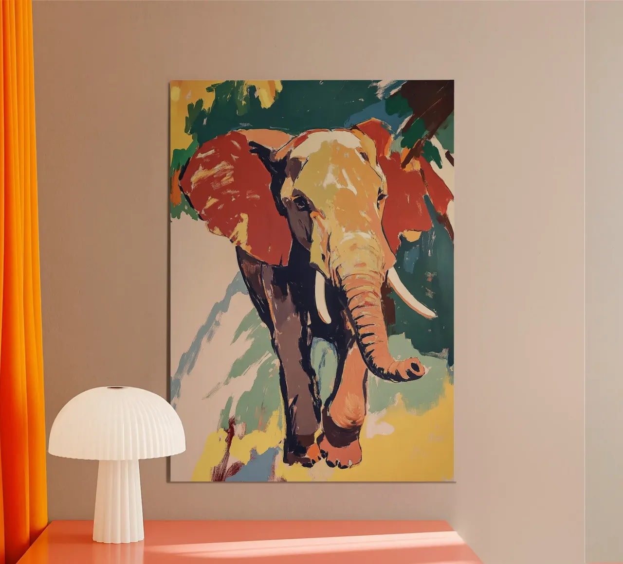 Elefante poster da Nikis Art Studio