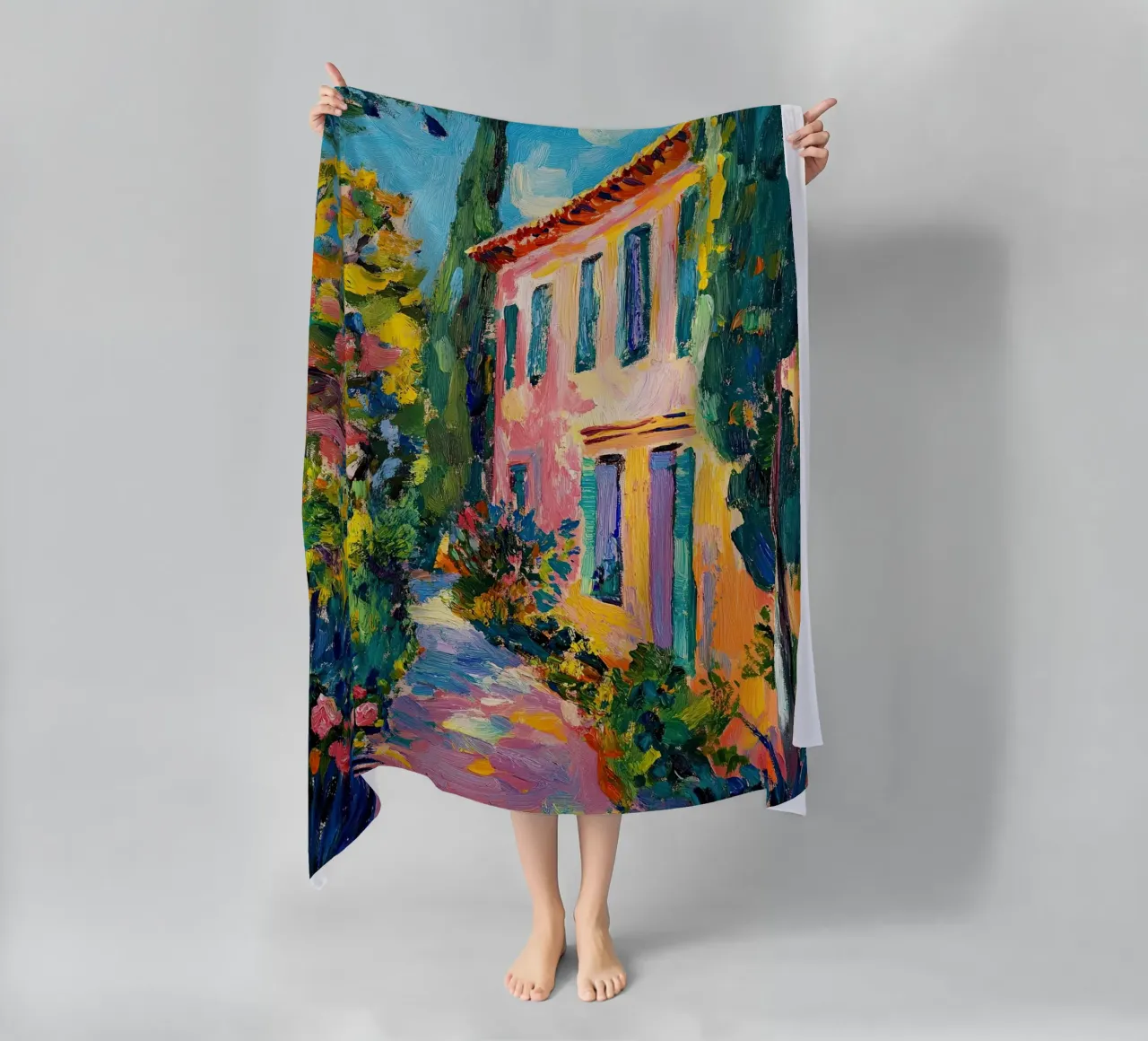Sole impressionista telo mare da Nikis Art Studio