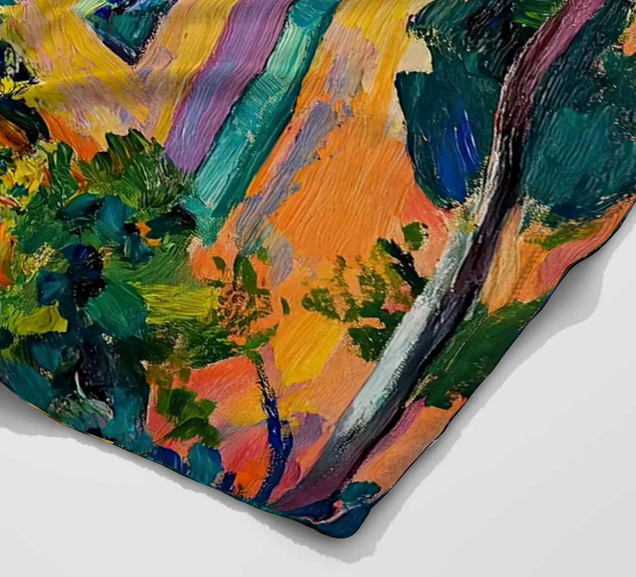 Sole impressionista coperta in pile da Nikis Art Studio