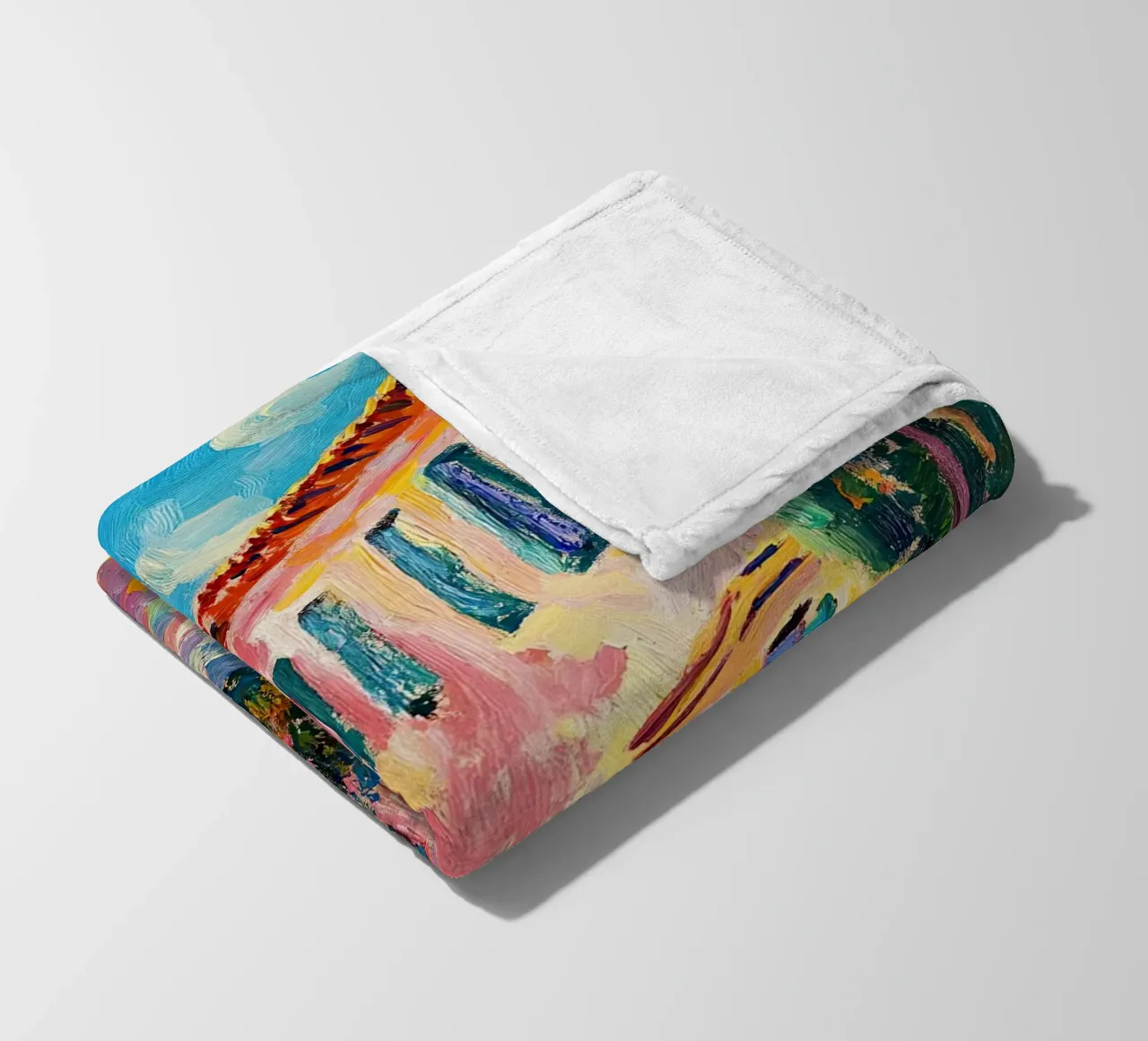 Sole impressionista coperta in pile da Nikis Art Studio