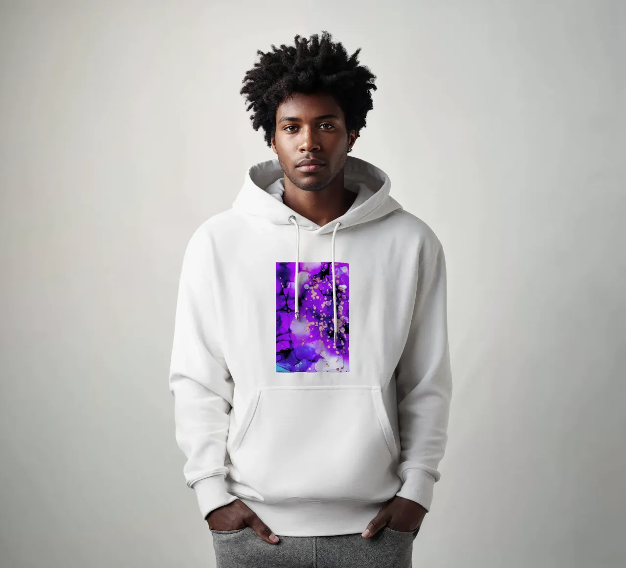 Ink No. 05 felpa con cappuccio da Froilein Juno