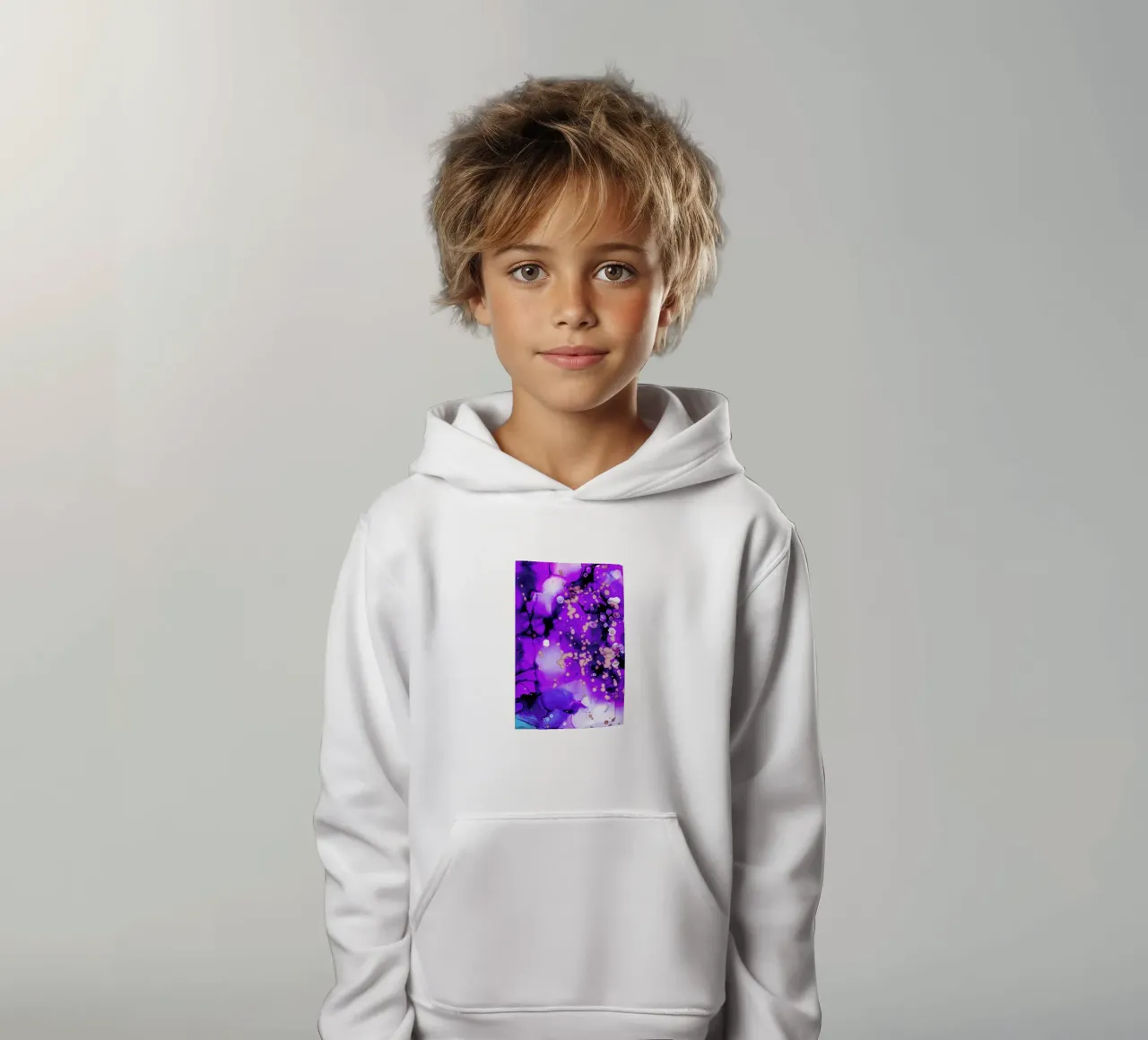 Ink No. 05 felpa bambino con cappuccio da Froilein Juno