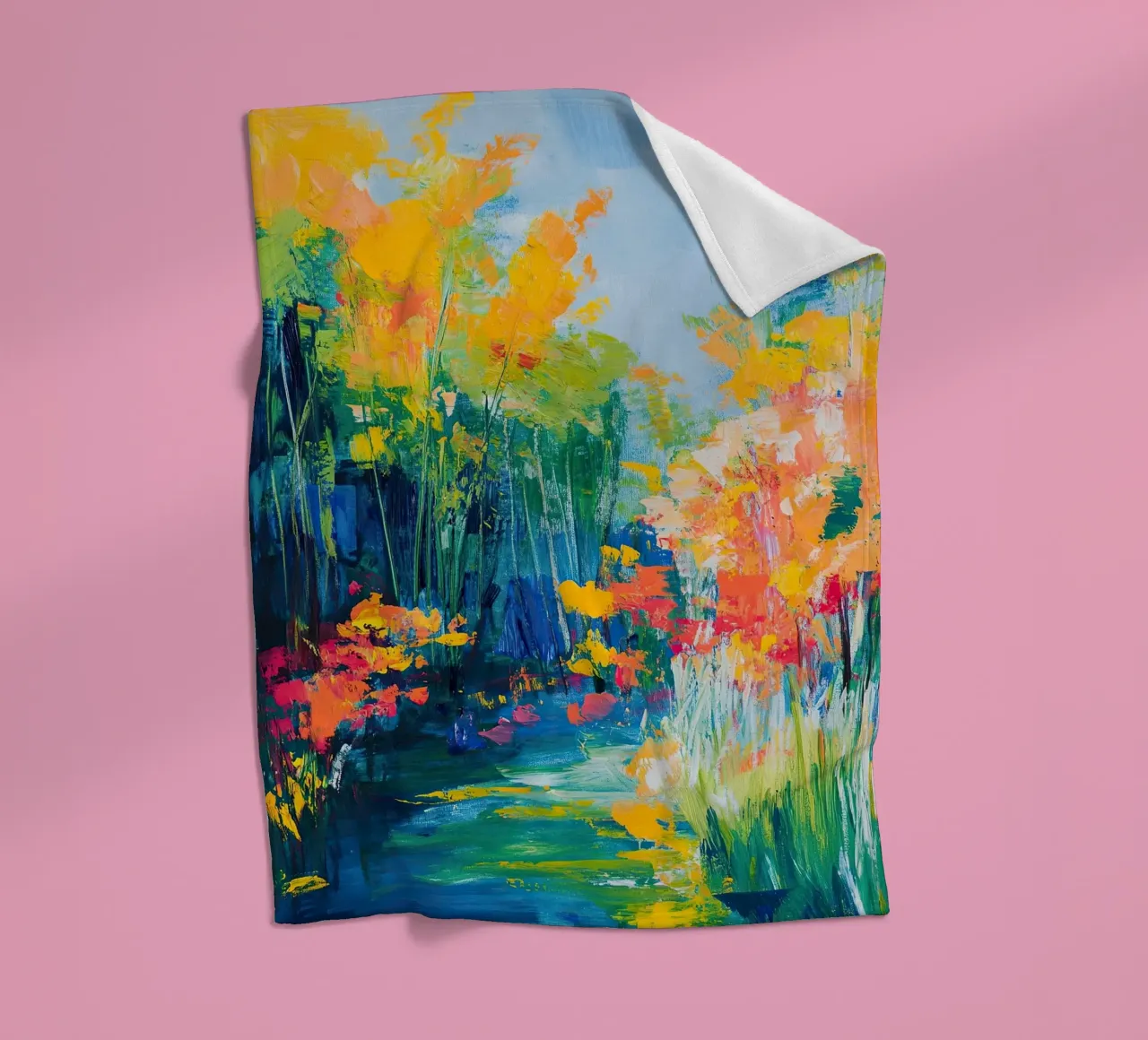 Magia colorata coperta in pile da Nikis Art Studio