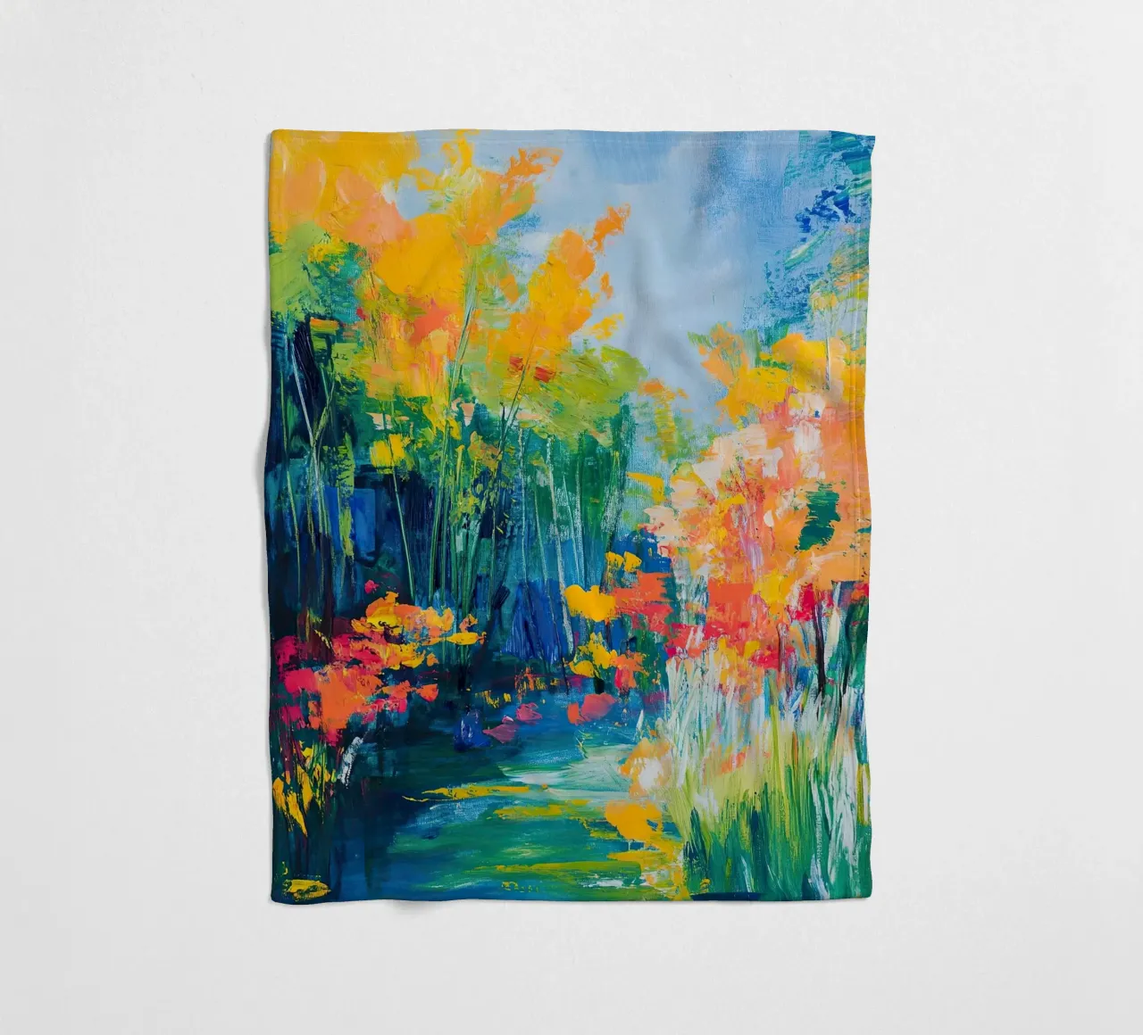 Magia colorata coperta in pile da Nikis Art Studio
