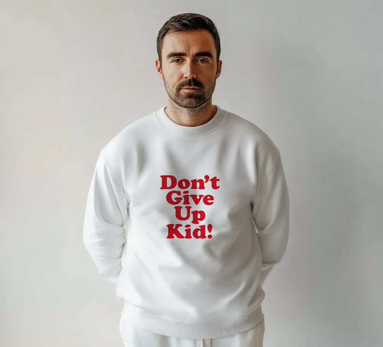 Don't Give Up Kid sweatshirt by THE MOTIVATED TYPE