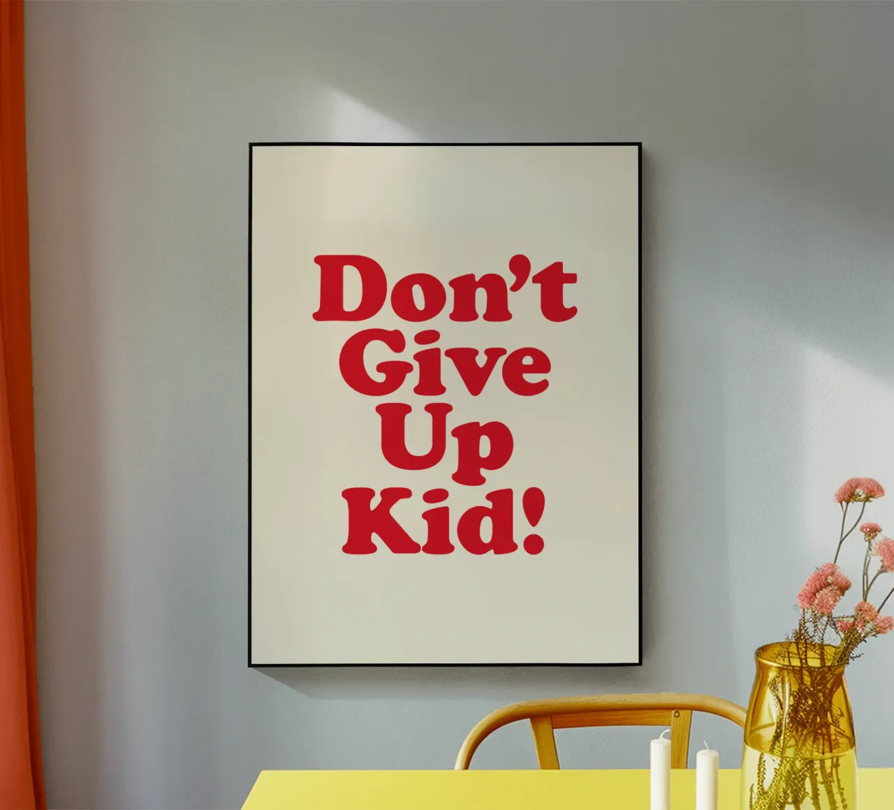 Non arrenderti ragazzo plexiglass da THE MOTIVATED TYPE