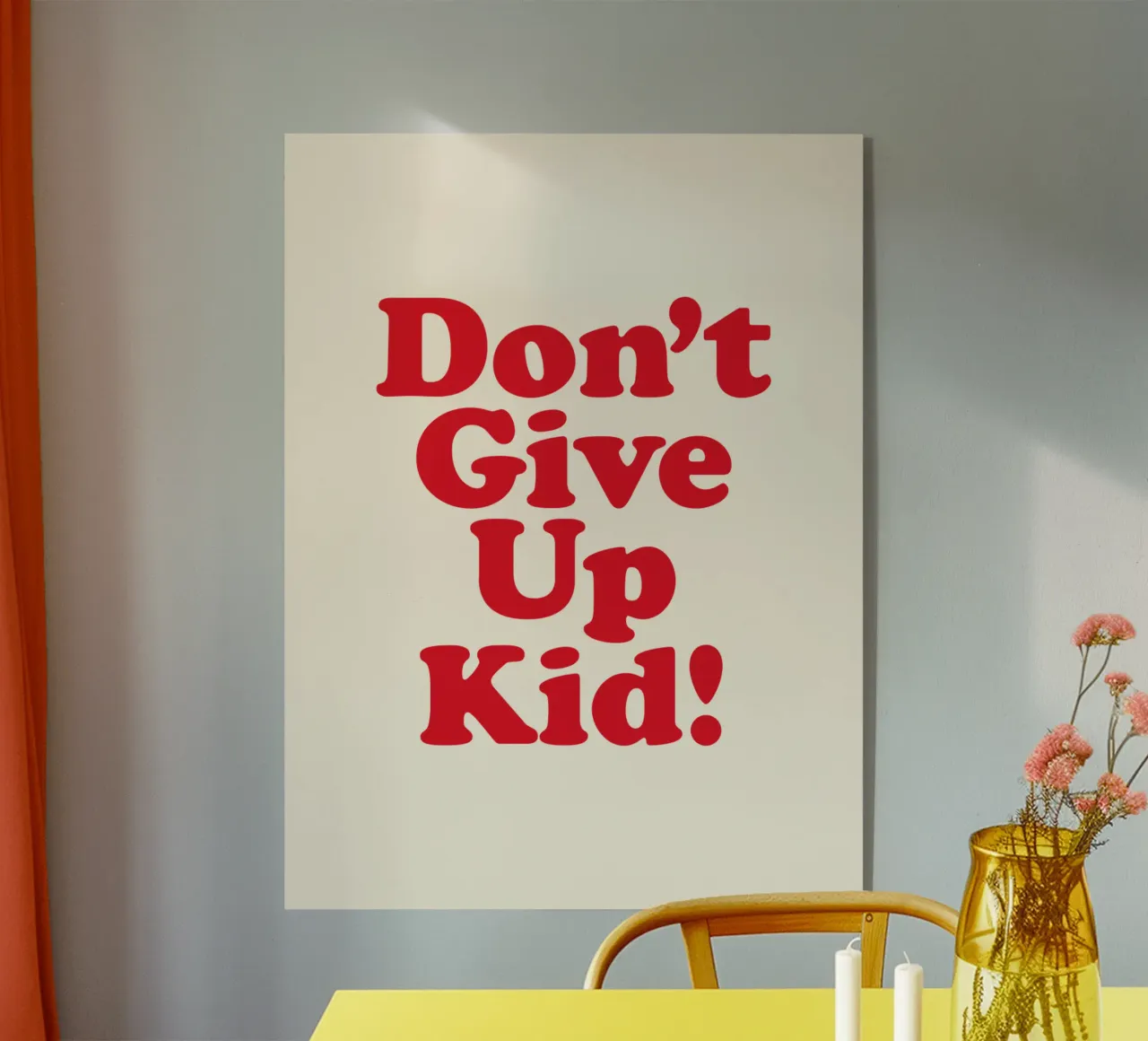 Non arrenderti ragazzo plexiglass da THE MOTIVATED TYPE