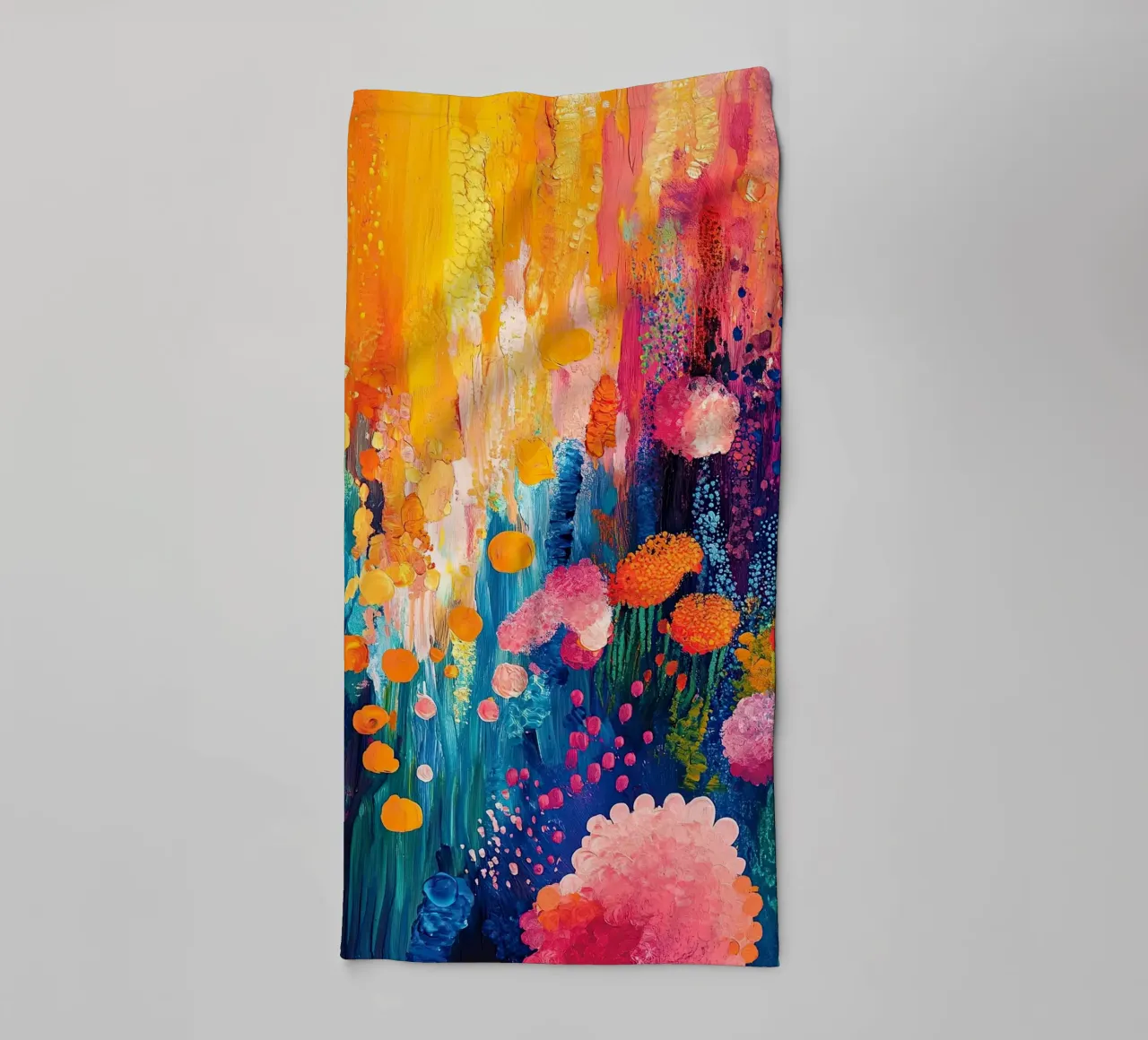 Profondità luminose asciugamano da bagno da Nikis Art Studio