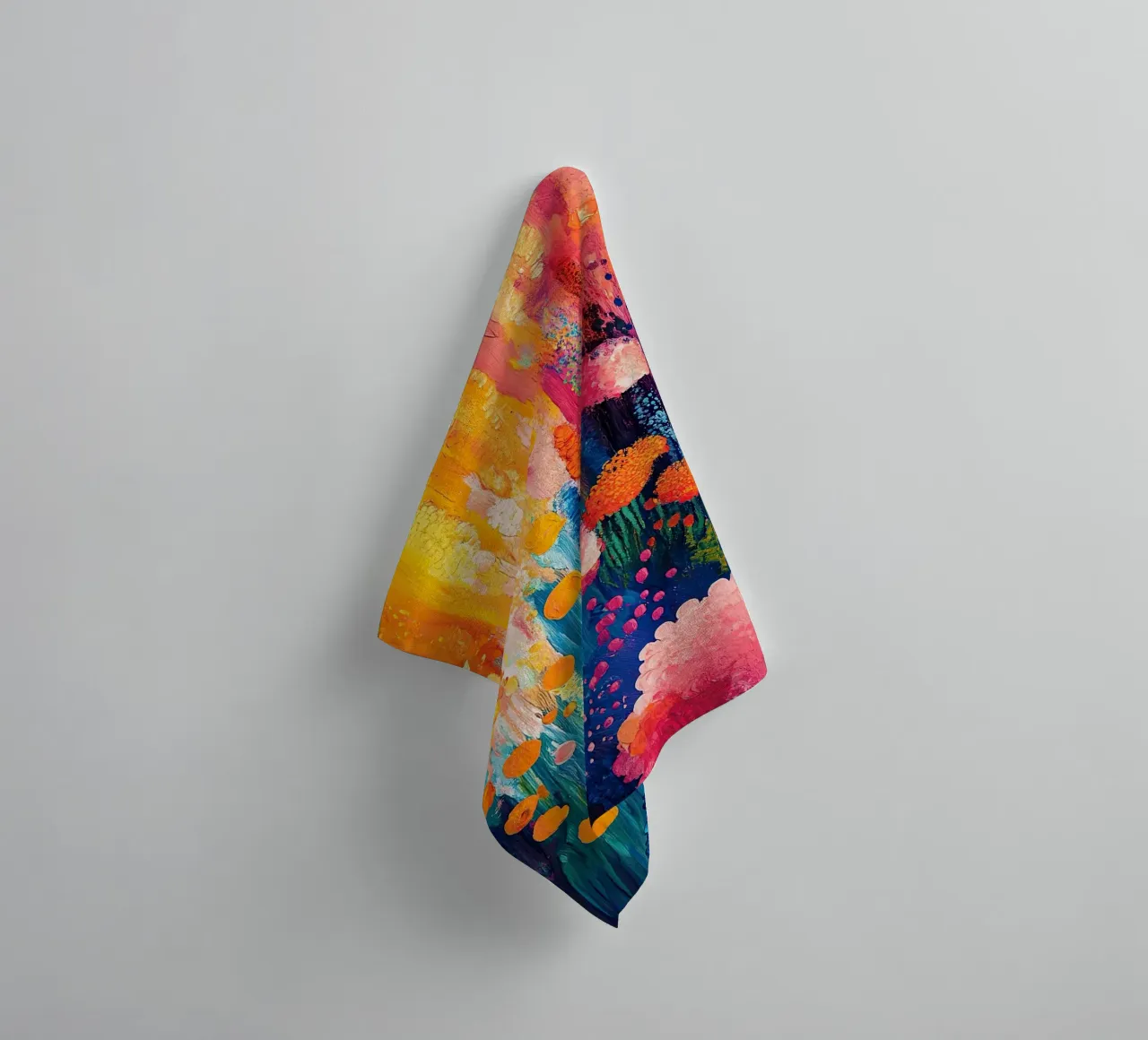 Profondità luminose asciugamano da bagno da Nikis Art Studio