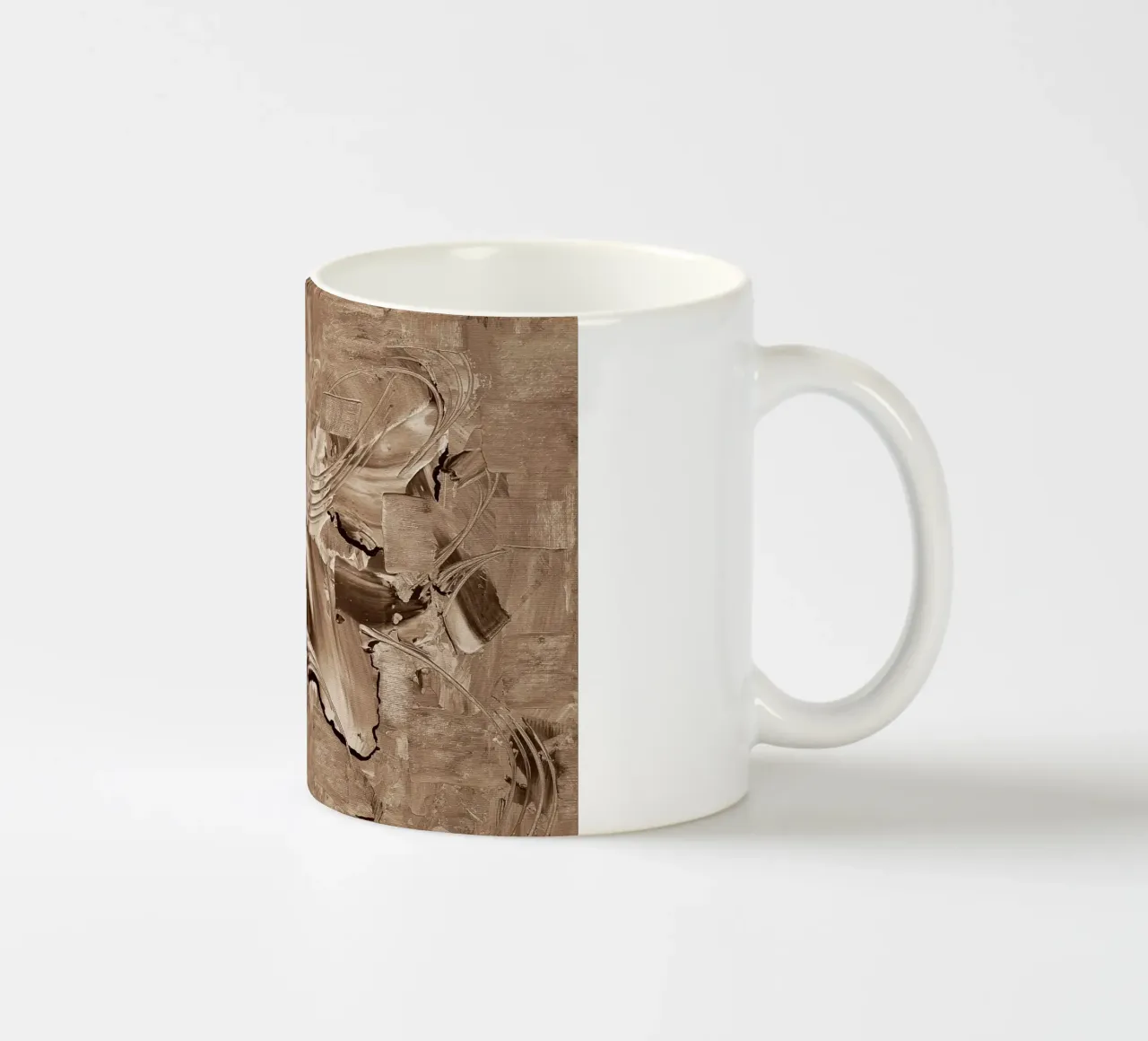 SEPIA 38 tazza in ceramica da Thierry Vobmann Abstract painting