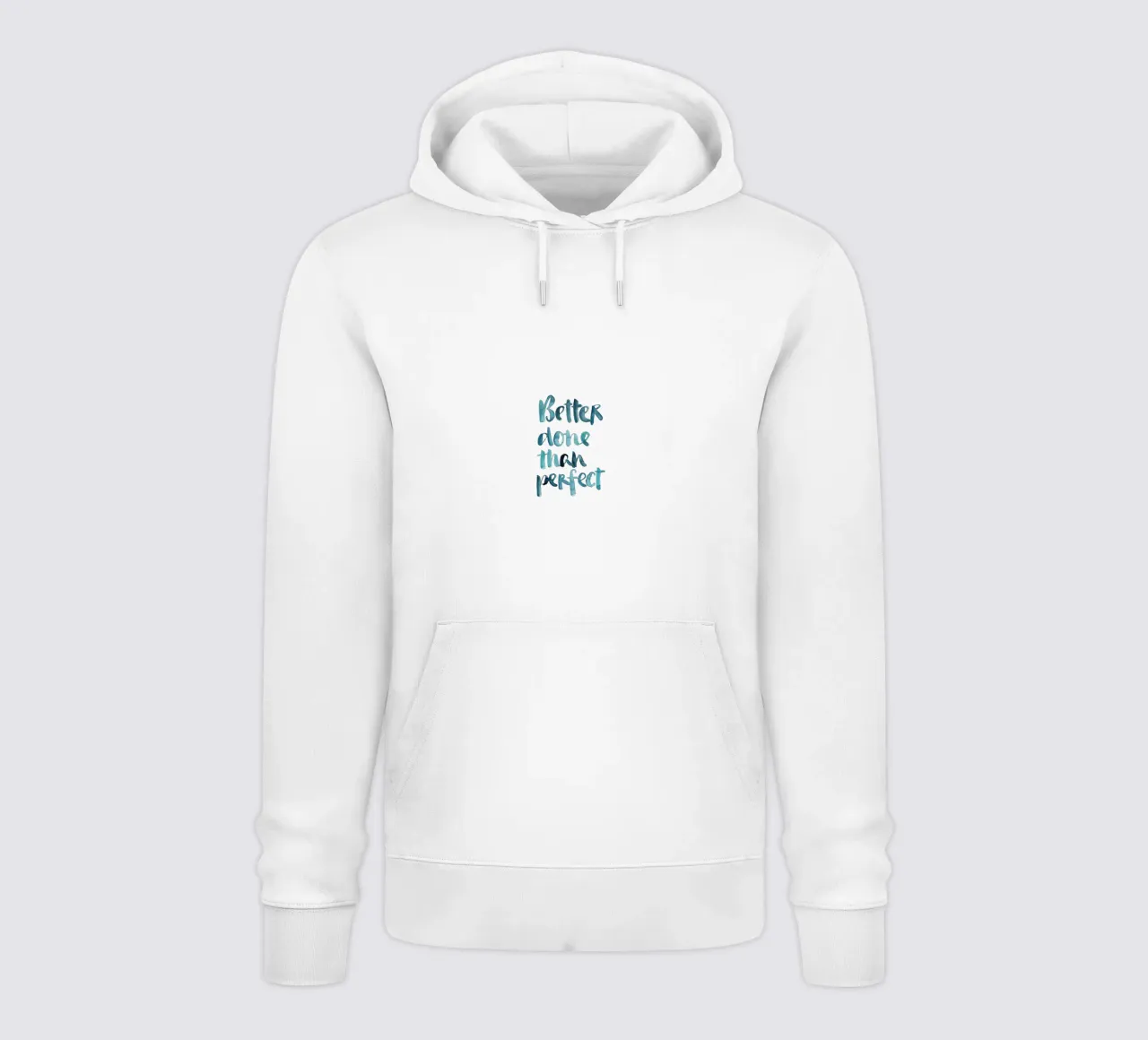 Better Done Than Perfect felpa con cappuccio da Brushmeetspaper