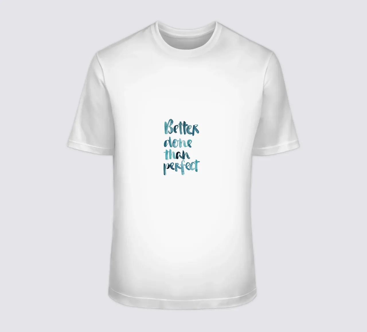 Better Done Than Perfect t-shirt da Brushmeetspaper