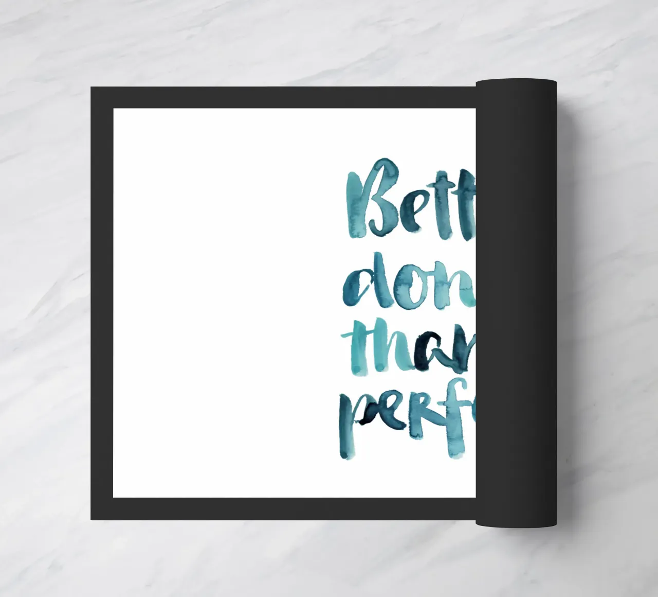 Better Done Than Perfect zerbino da Brushmeetspaper