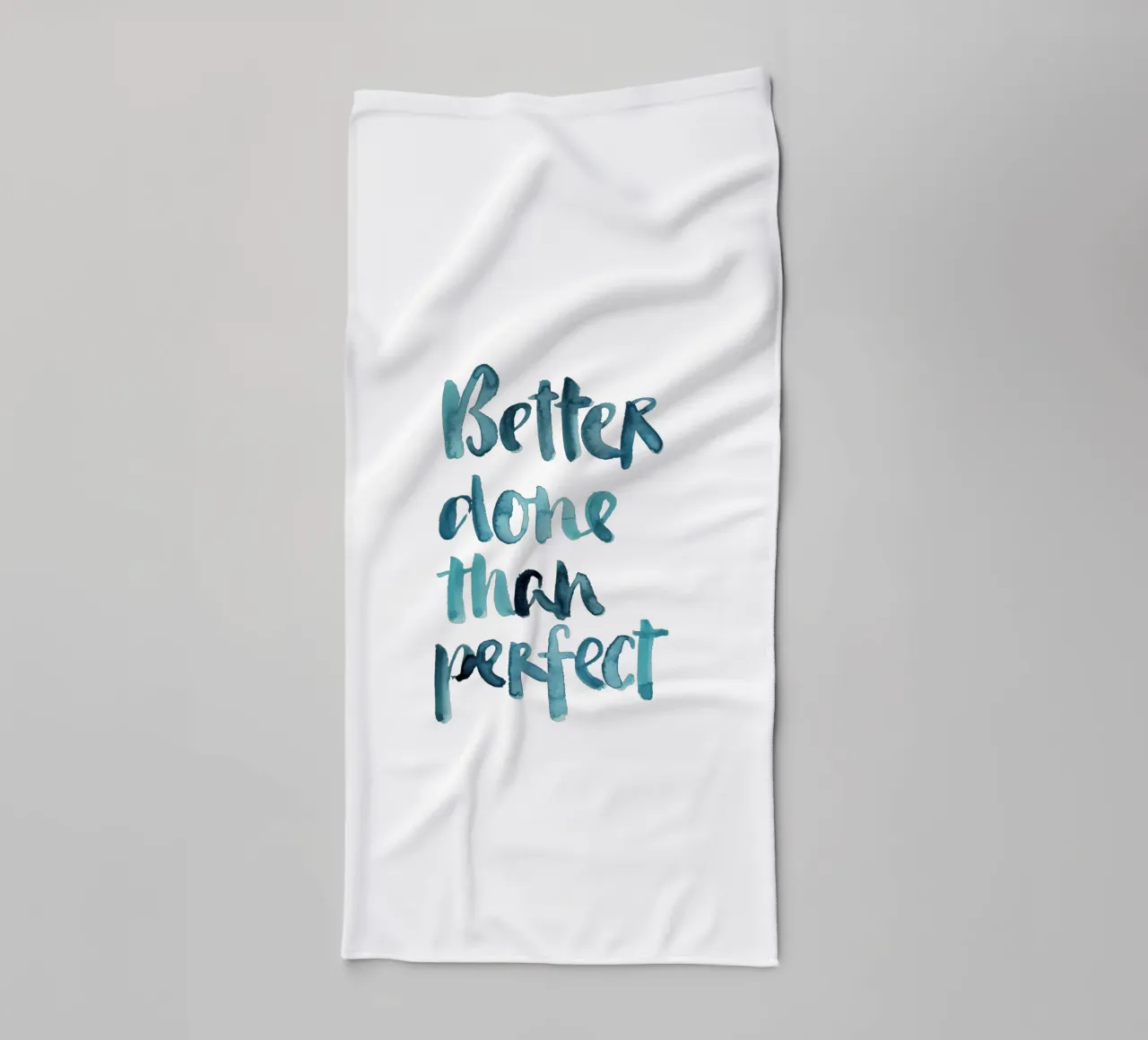 Better Done Than Perfect asciugamano da bagno da Brushmeetspaper