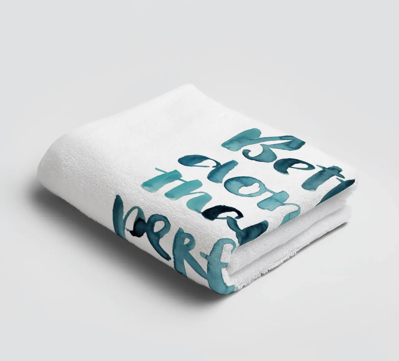 Better Done Than Perfect asciugamano da bagno da Brushmeetspaper