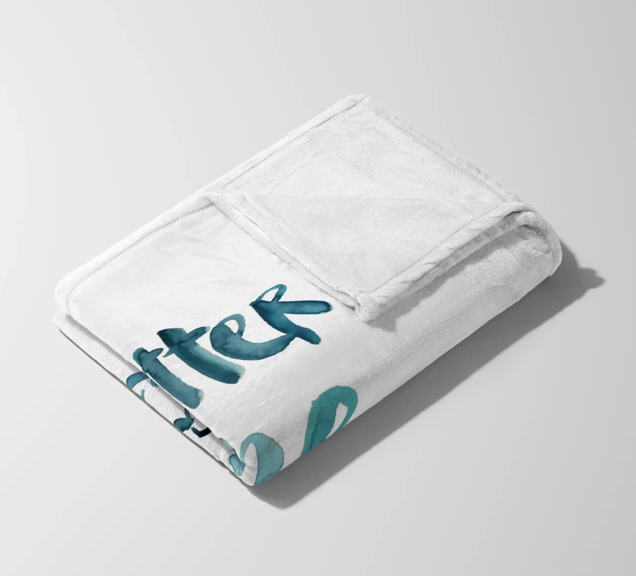 Better Done Than Perfect coperta in pile da Brushmeetspaper