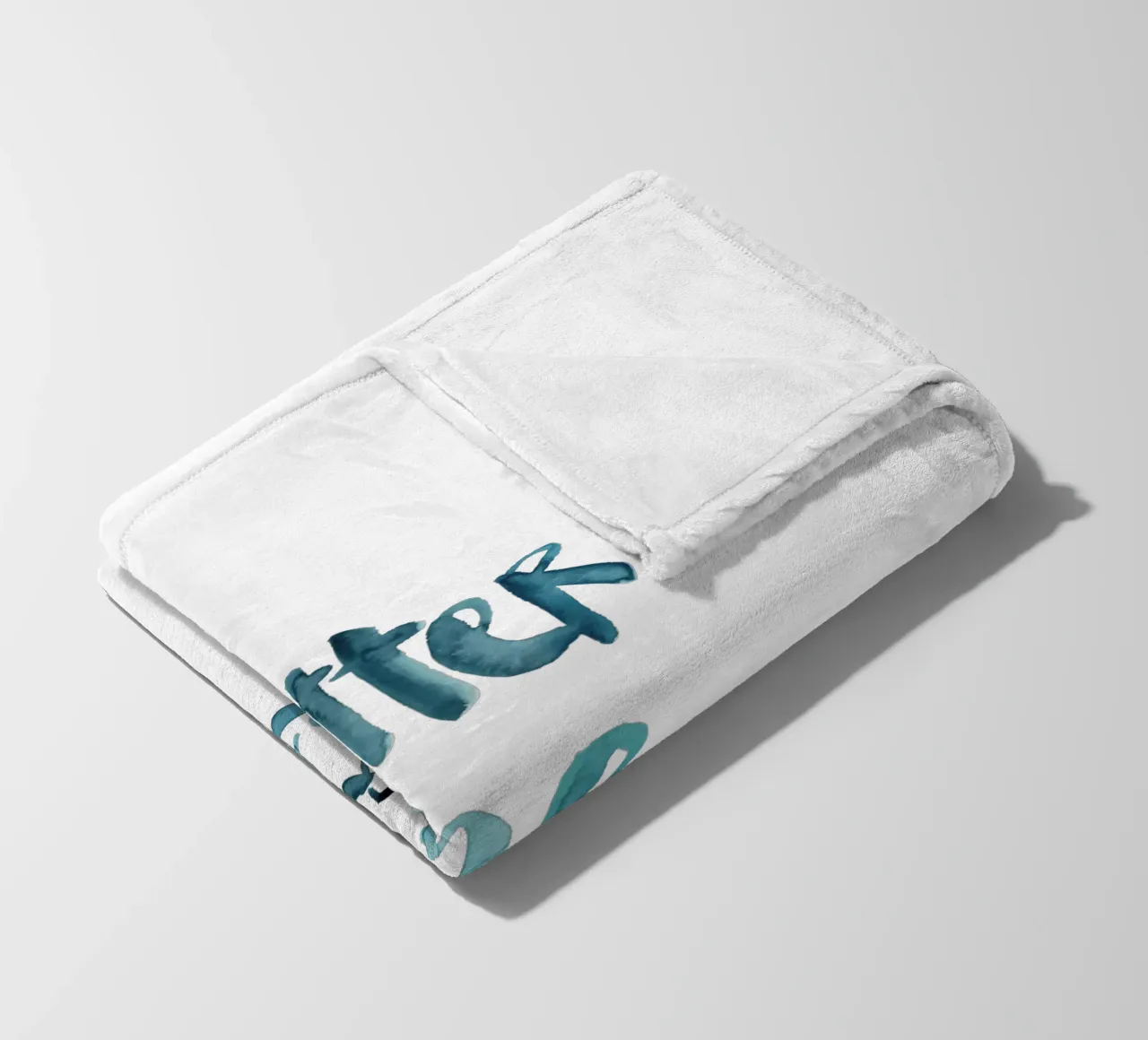 Better Done Than Perfect coperta in pile da Brushmeetspaper