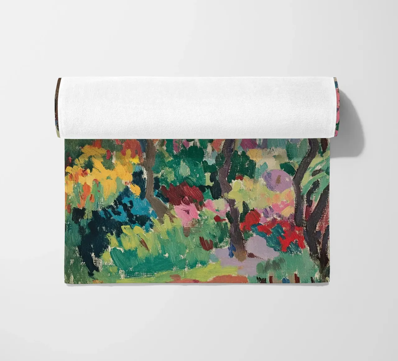 Splendore floreale telo mare da Nikis Art Studio