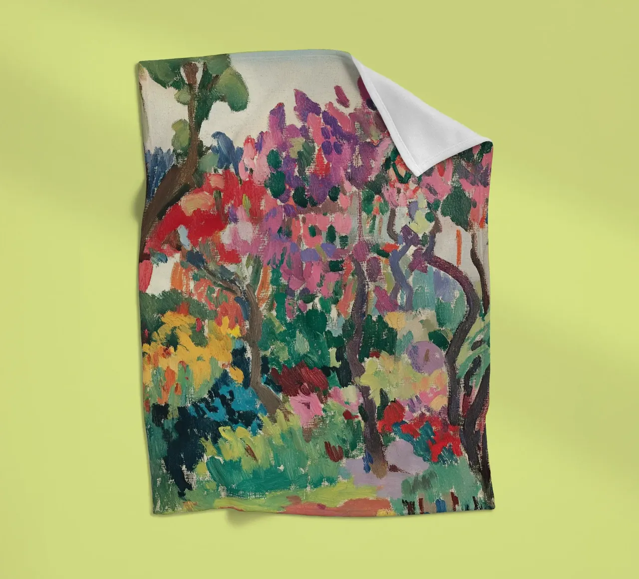 Splendore floreale coperta in pile da Nikis Art Studio