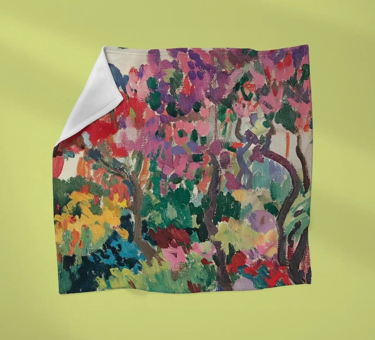 Splendore floreale coperta in pile da Nikis Art Studio