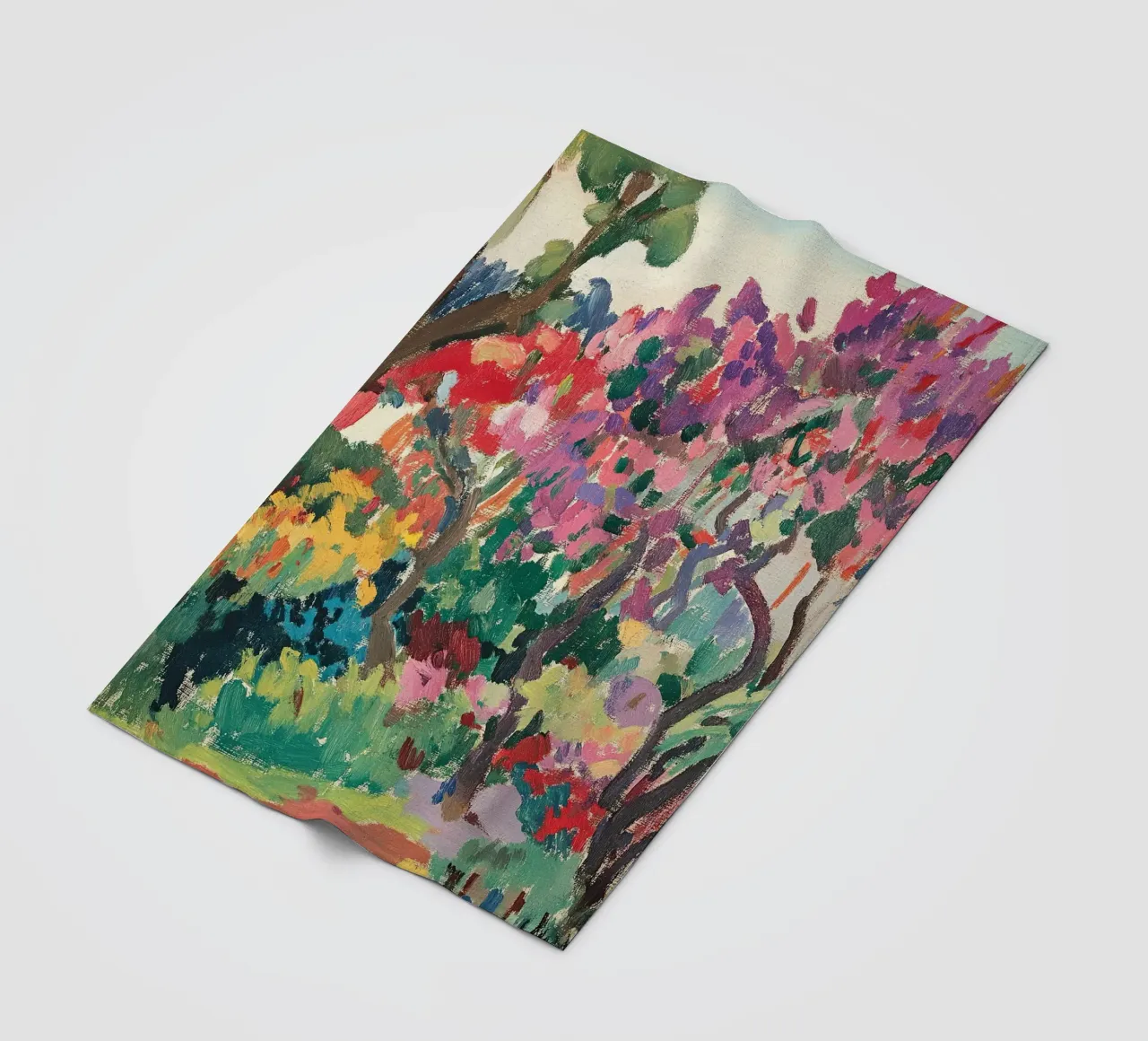 Splendore floreale coperta in pile da Nikis Art Studio