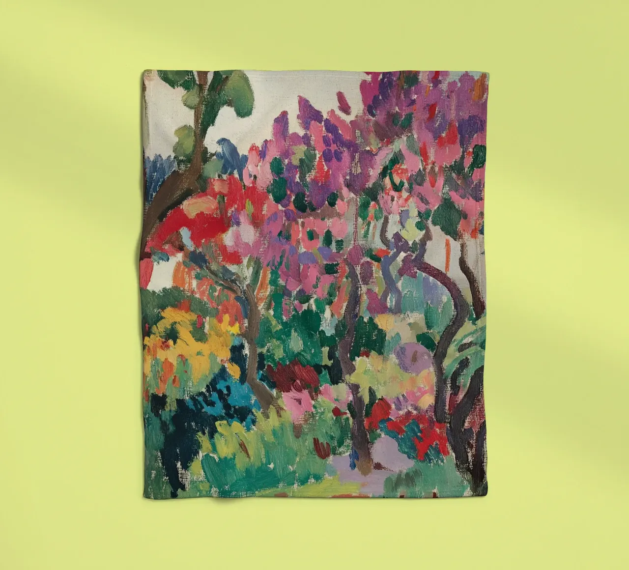 Splendore floreale coperta in pile da Nikis Art Studio