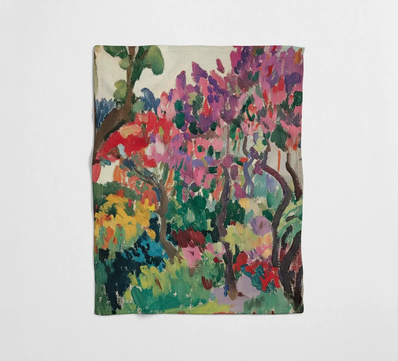 Splendore floreale coperta in pile da Nikis Art Studio