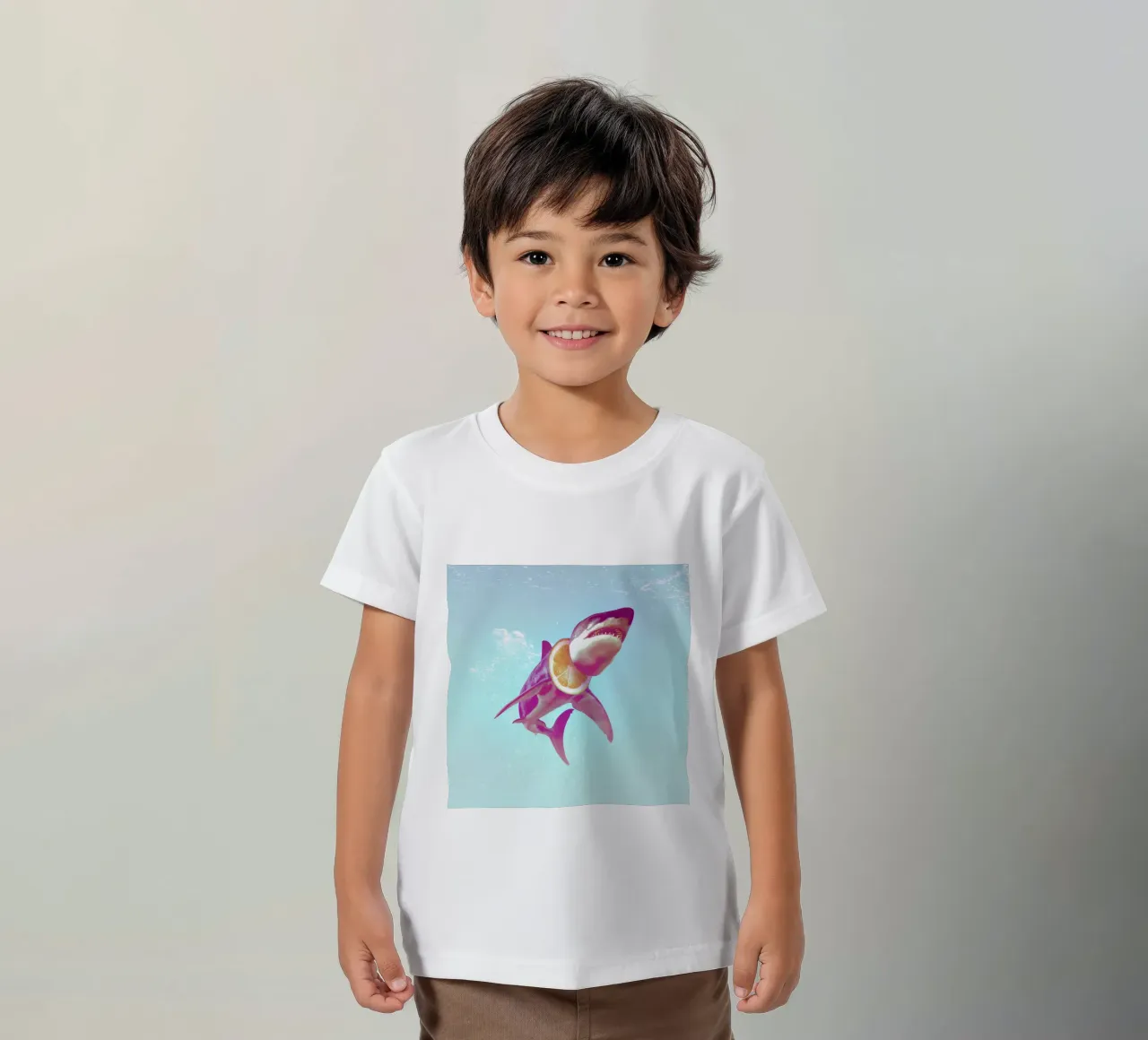 Lemon Shark kinder t-shirt van Ali Gulec