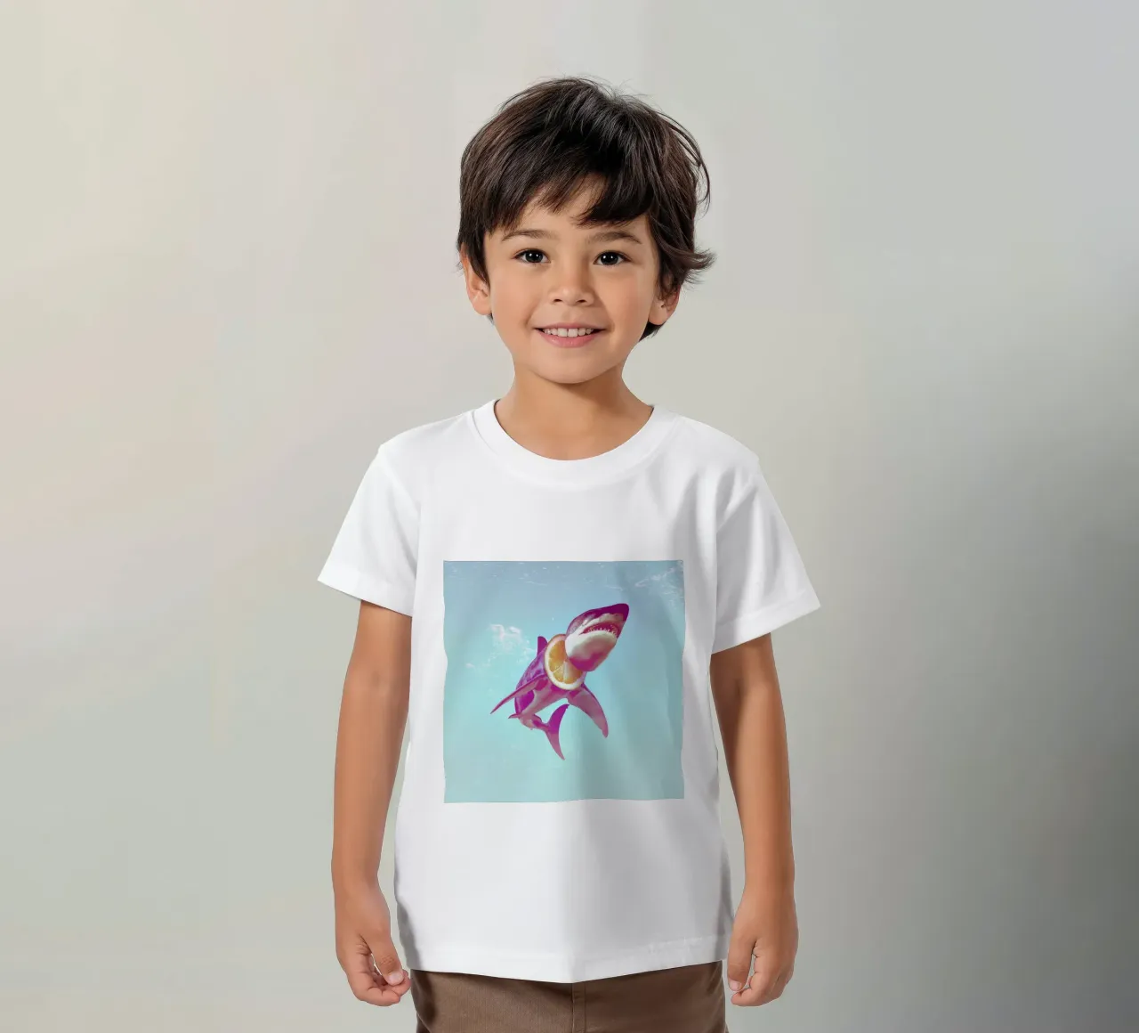 Lemon Shark t-shirt bambini da Ali Gulec