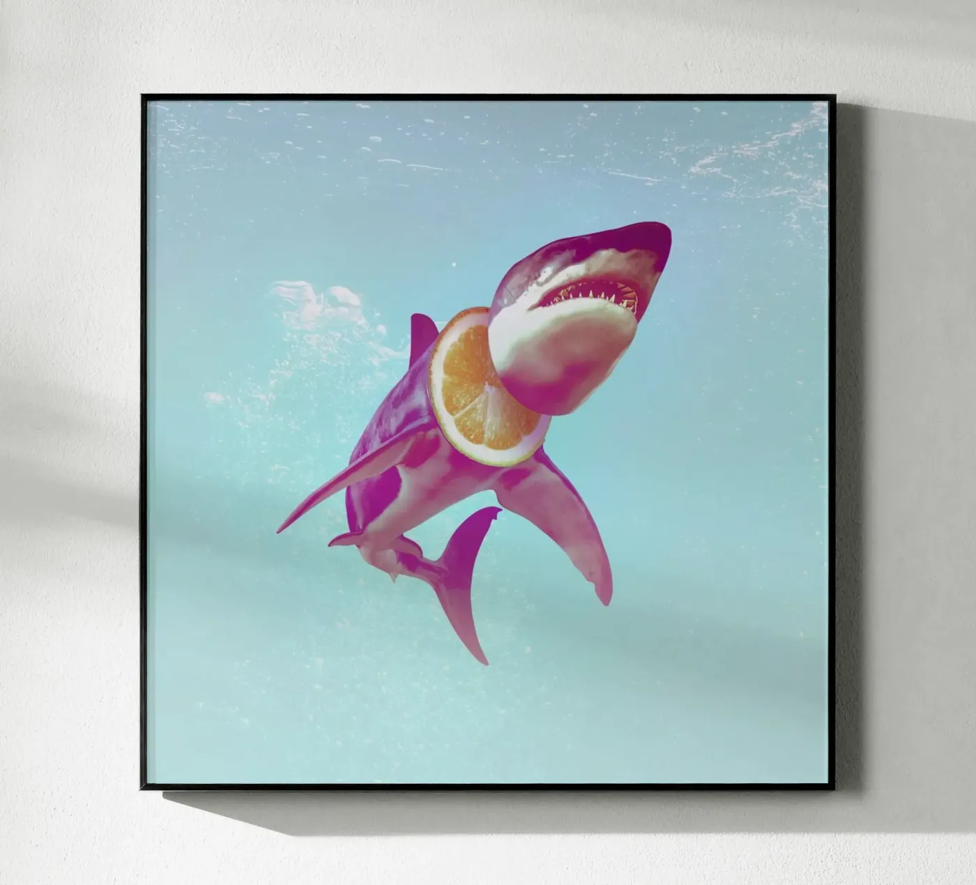 Lemon Shark Acryl-Glas von Ali Gulec