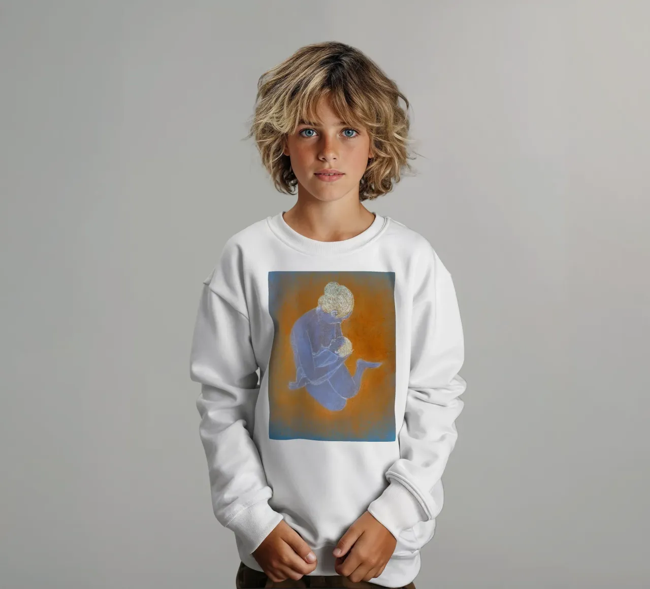 Carezza felpa bambino da Teresa André