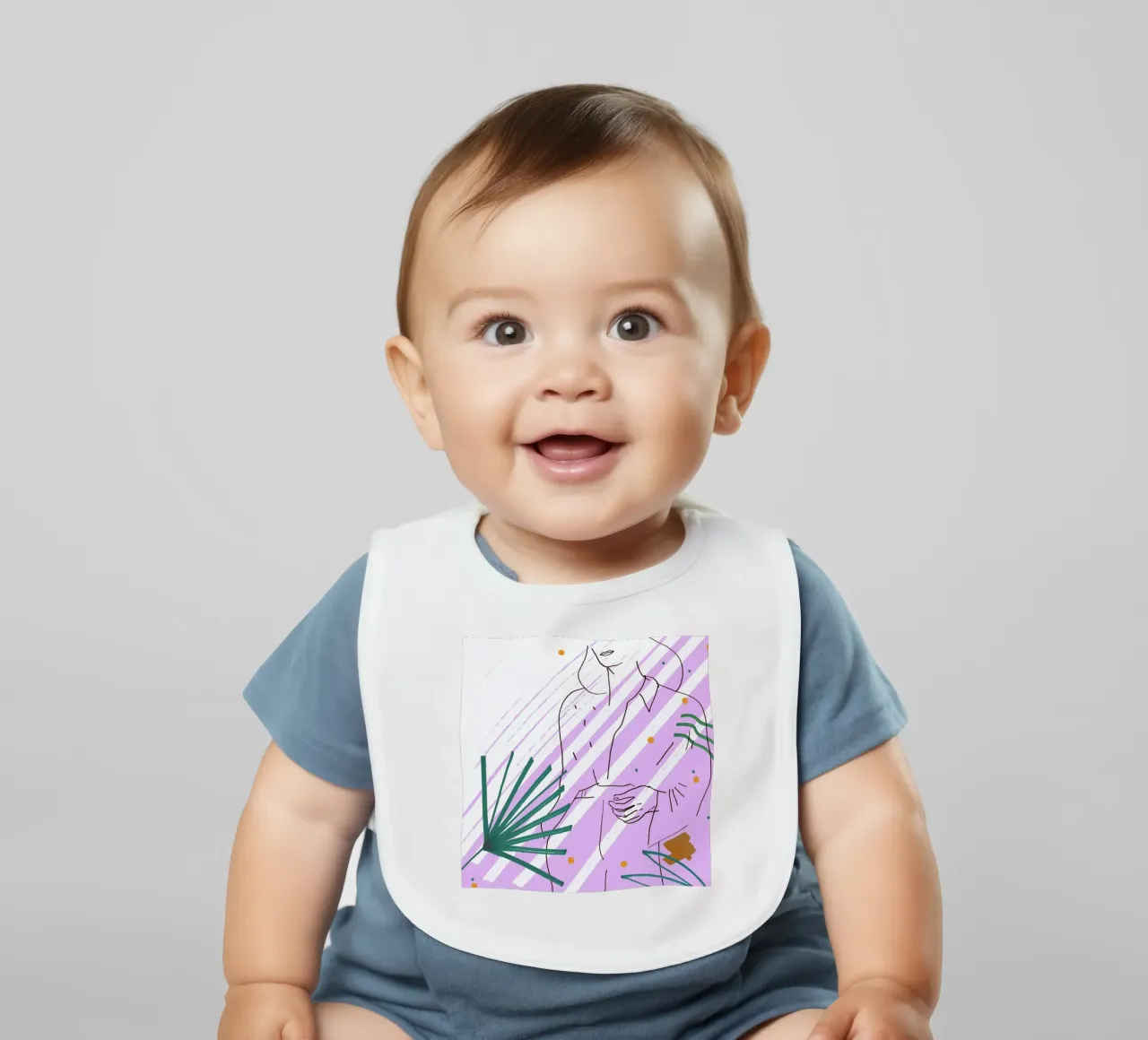 Purple bavaglino da Liga Kitchen